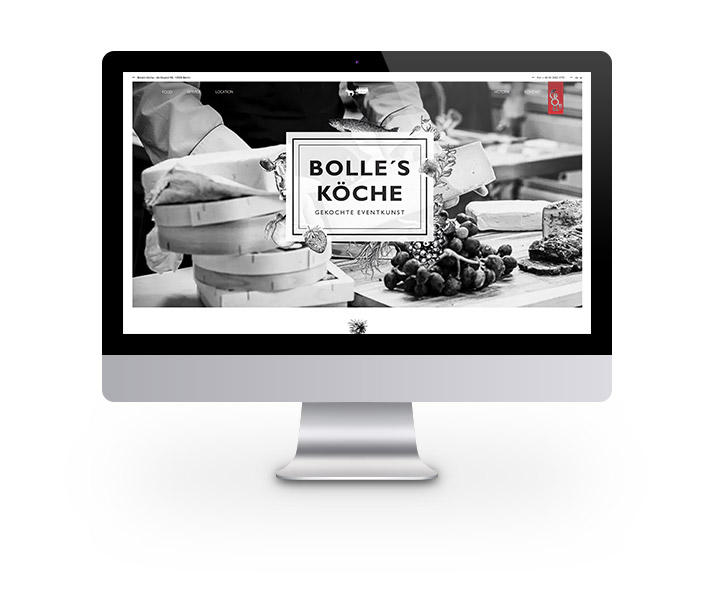Webdesign für BOLLES KÖCHE