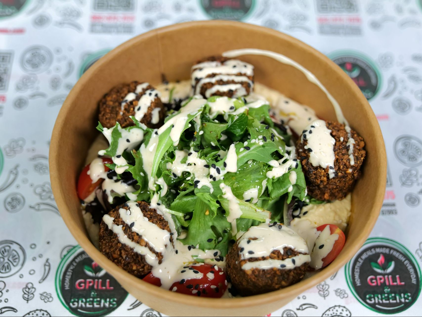 Falafel Plate (5 Pcs)