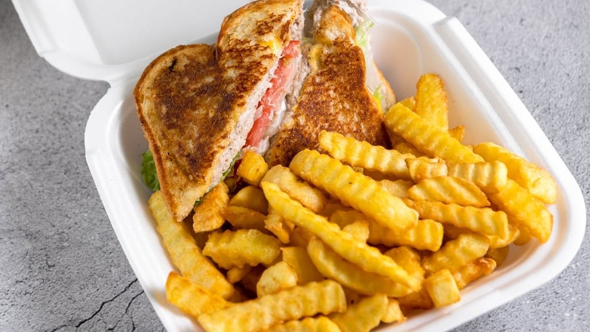 Tuna Melt with Fries