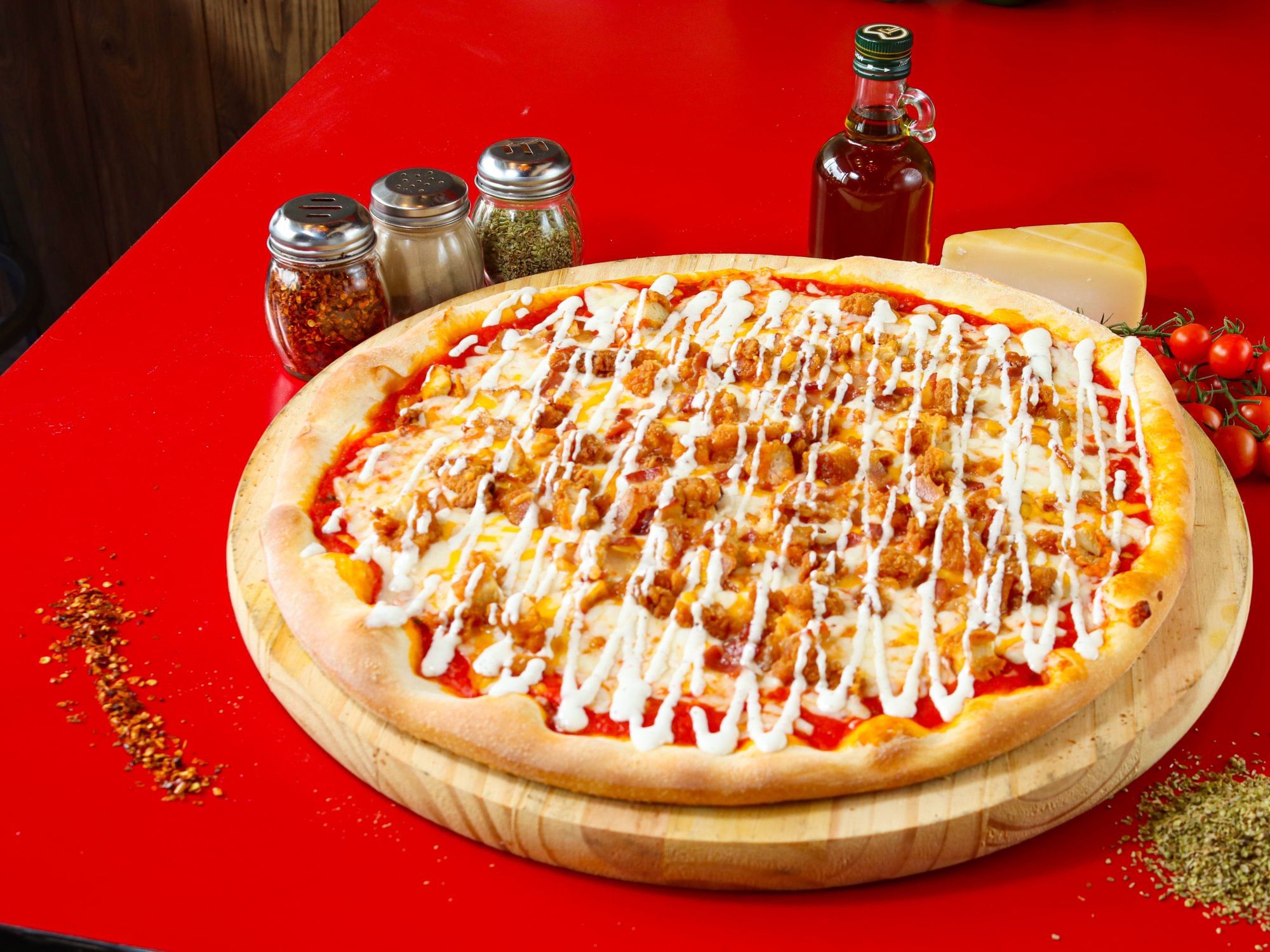 Chicken Cutlet Pizza (Large)
