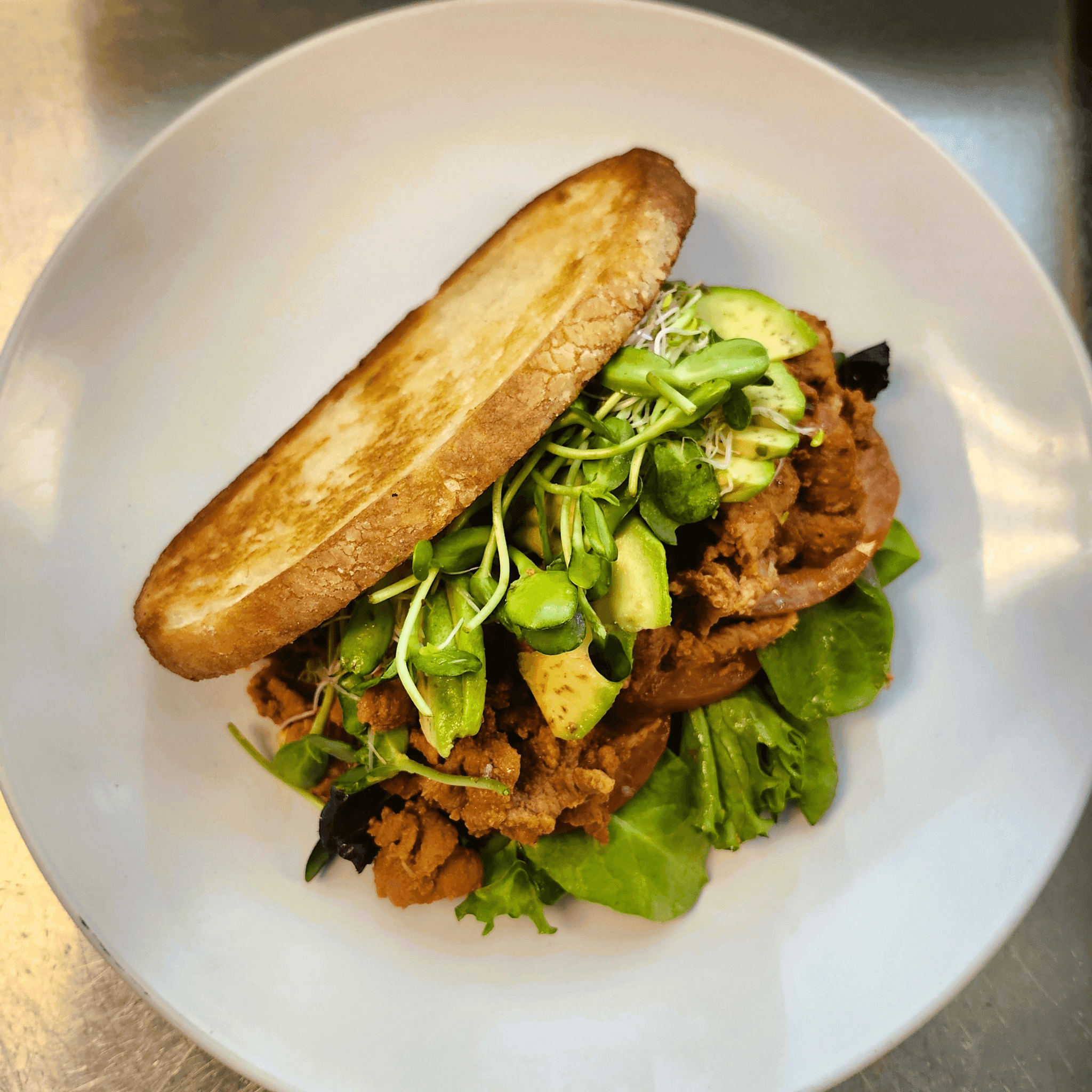 Spicy Pork Sandwich