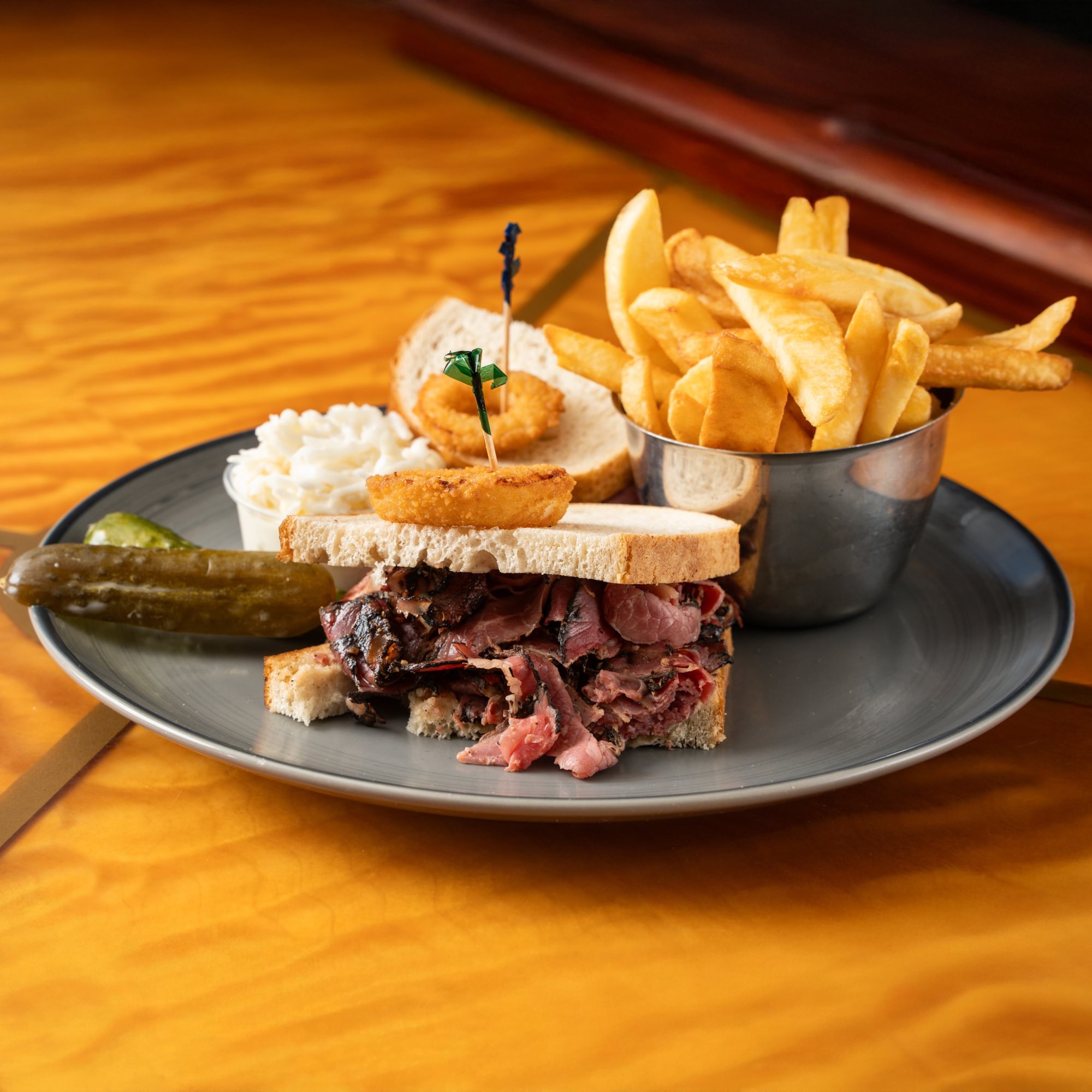 Hot Pastrami Sandwich