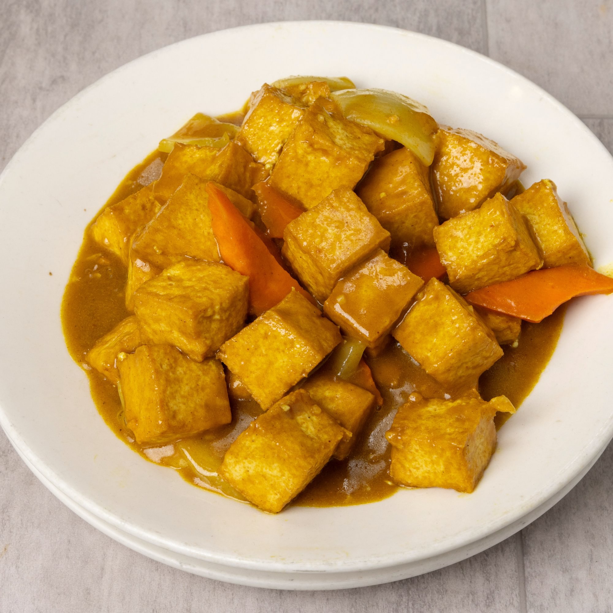 Curry tofu (dinner) / 咖喱豆腐（晚）