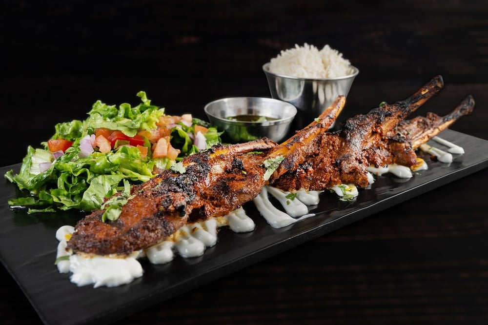 Plate: Lamb Chops  (N,G)