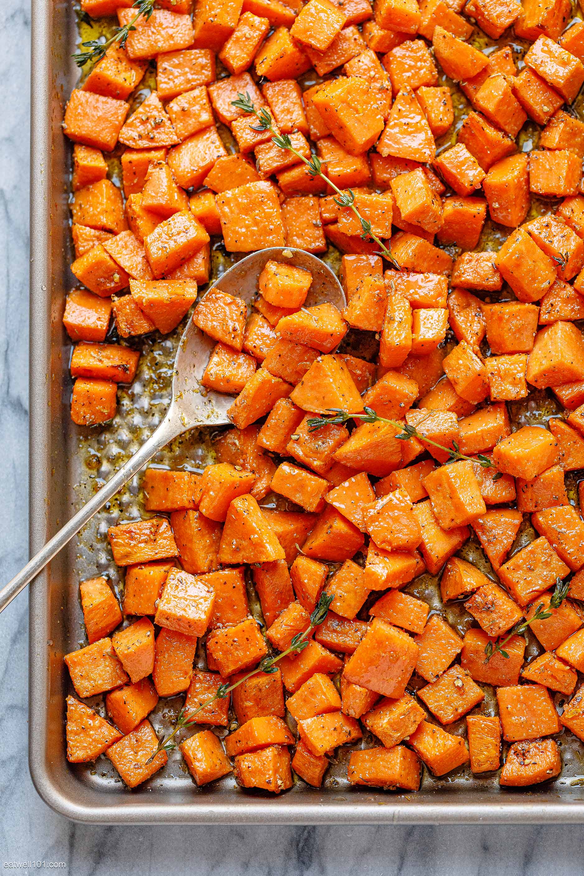 Garlic Sweet Potatoes