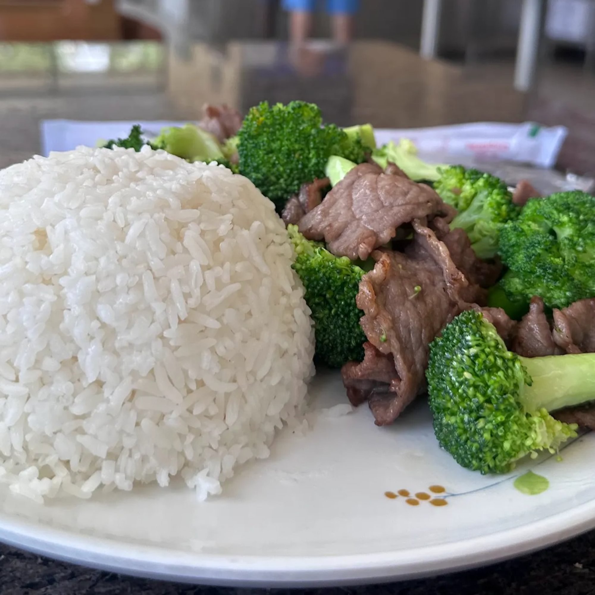 13. Broccoli Beef with Rice