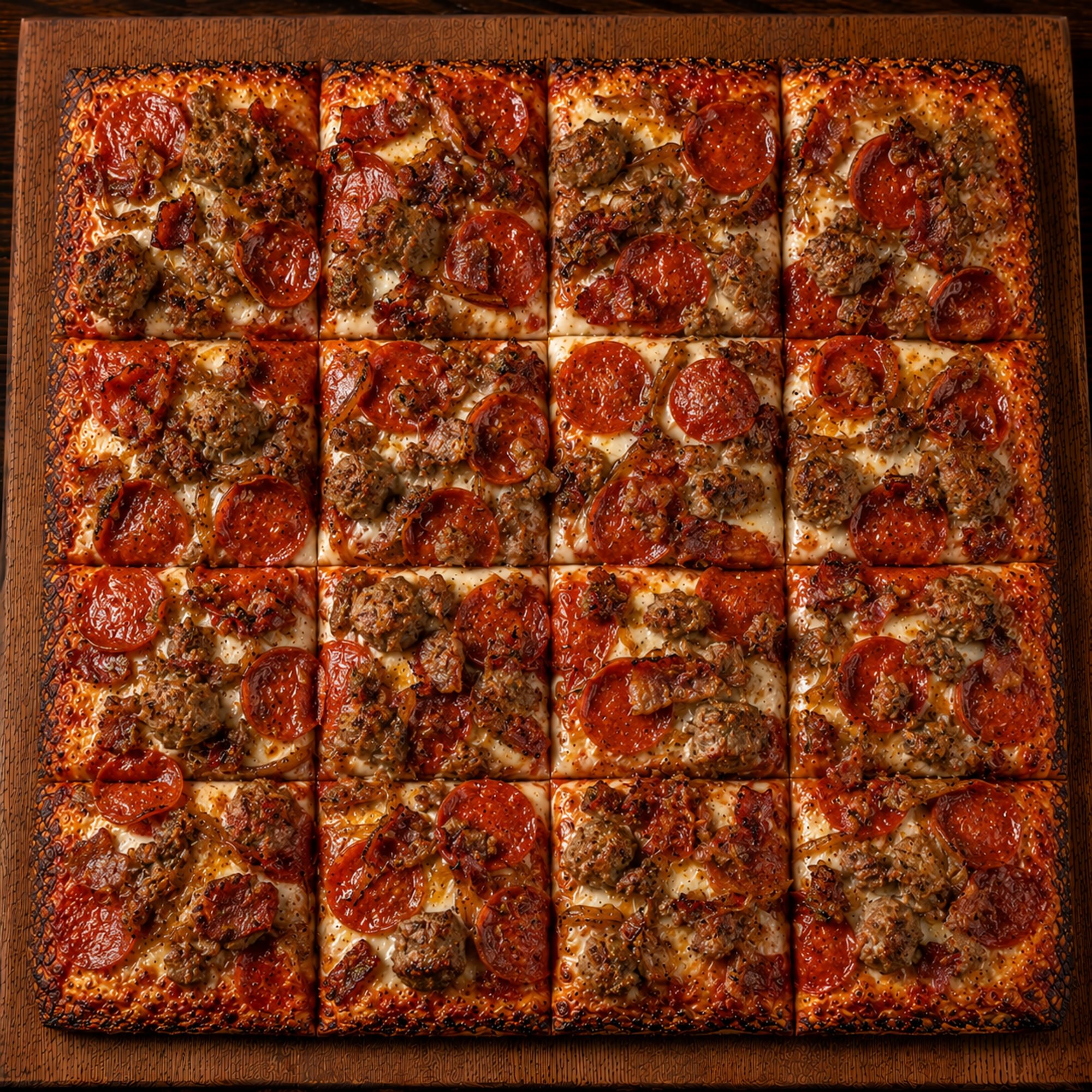 Grandma Meat Lovers Pizza
