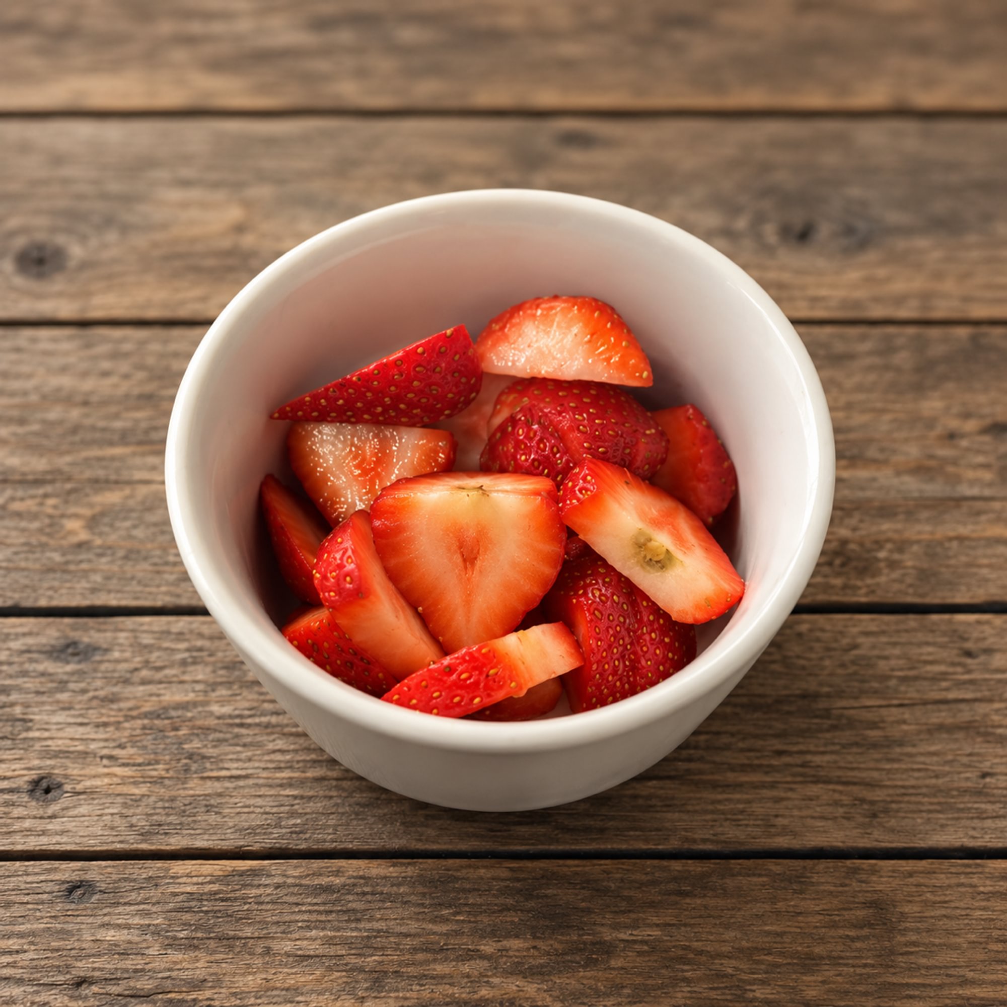 Sliced Strawberries