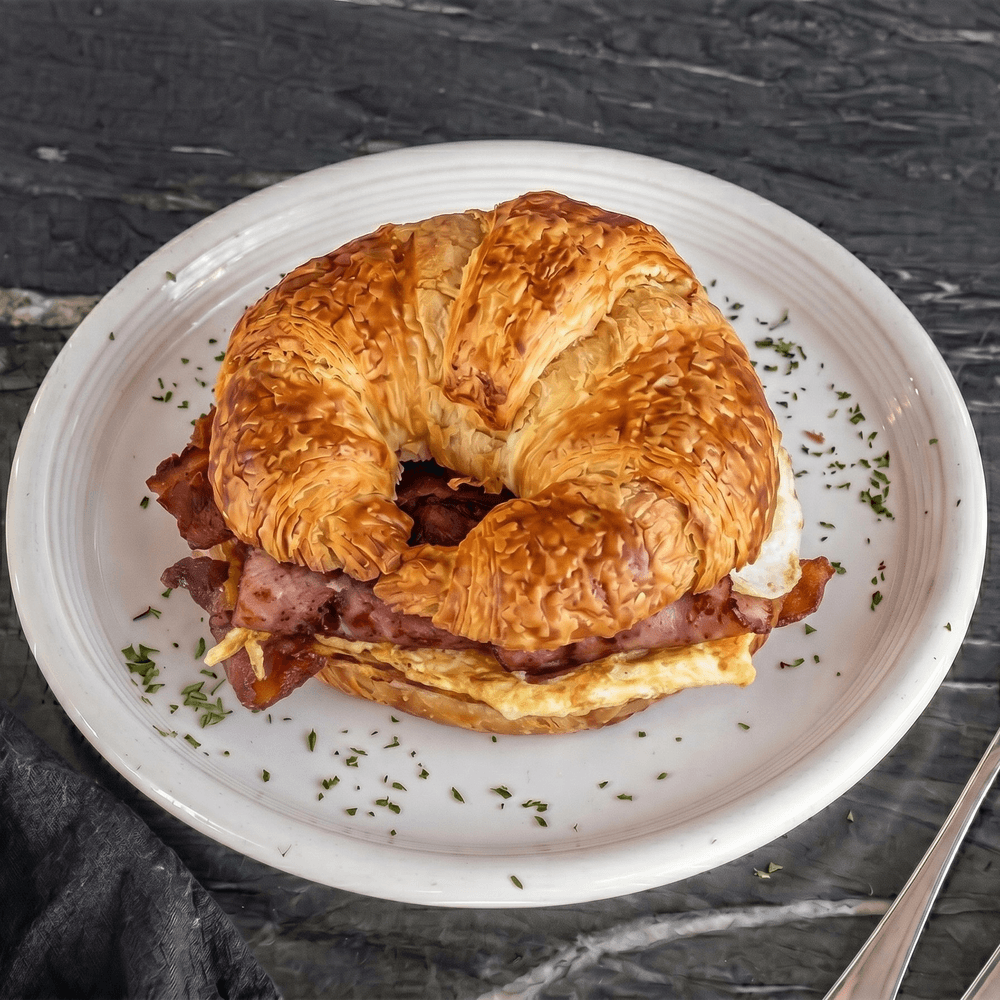 Croissant Turkey Bacon, Egg and Cheese