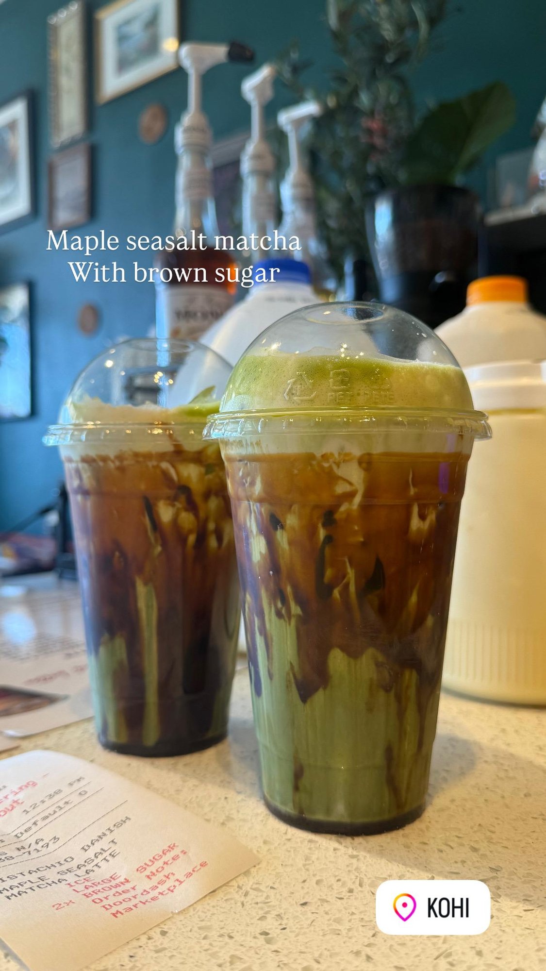 BROWN SUGAR MATCHA