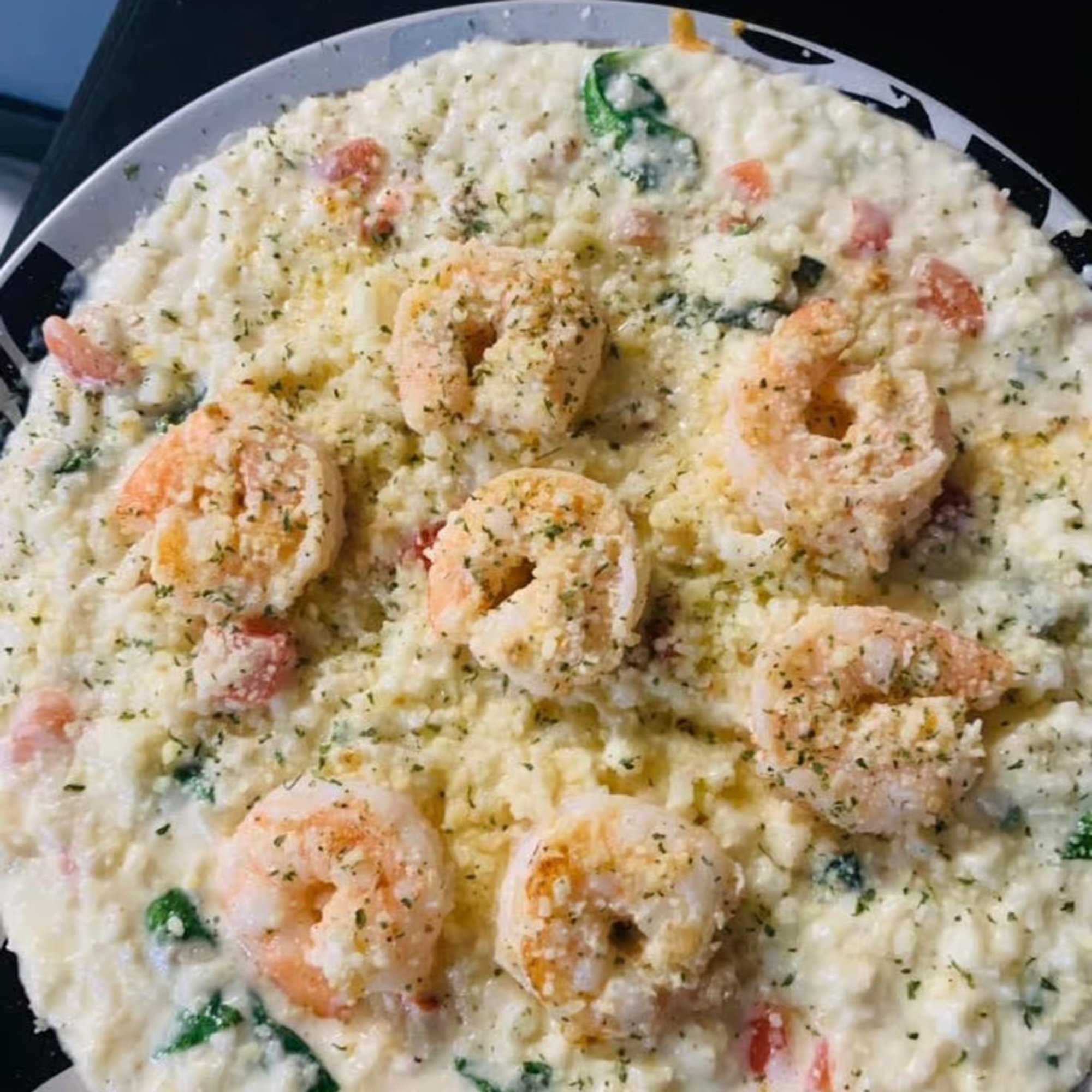 Roasted Garlic & Shrimp Risotto