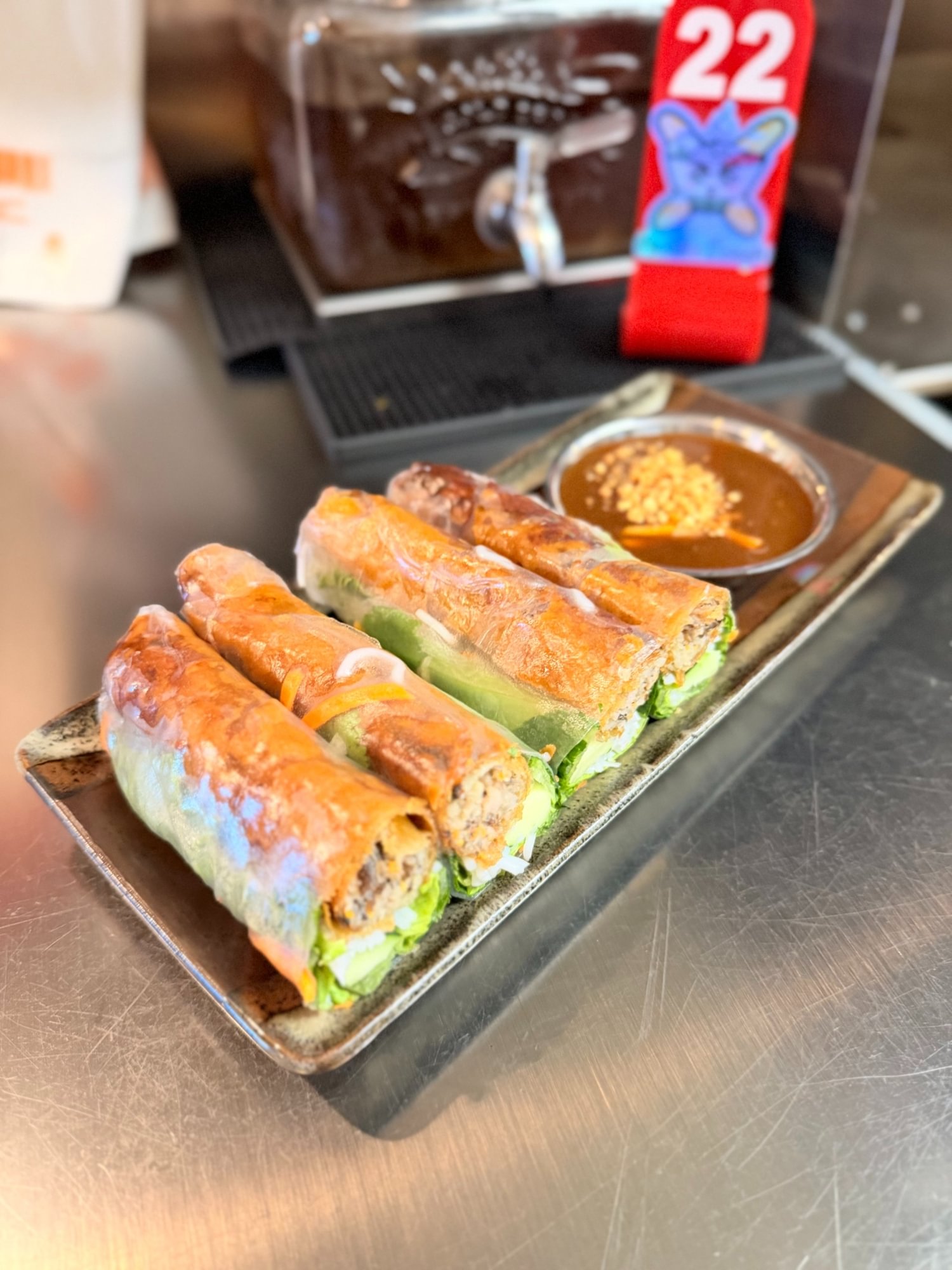 Fried Egg Roll Wrapped in Spring Roll (Chả giò cuốn)