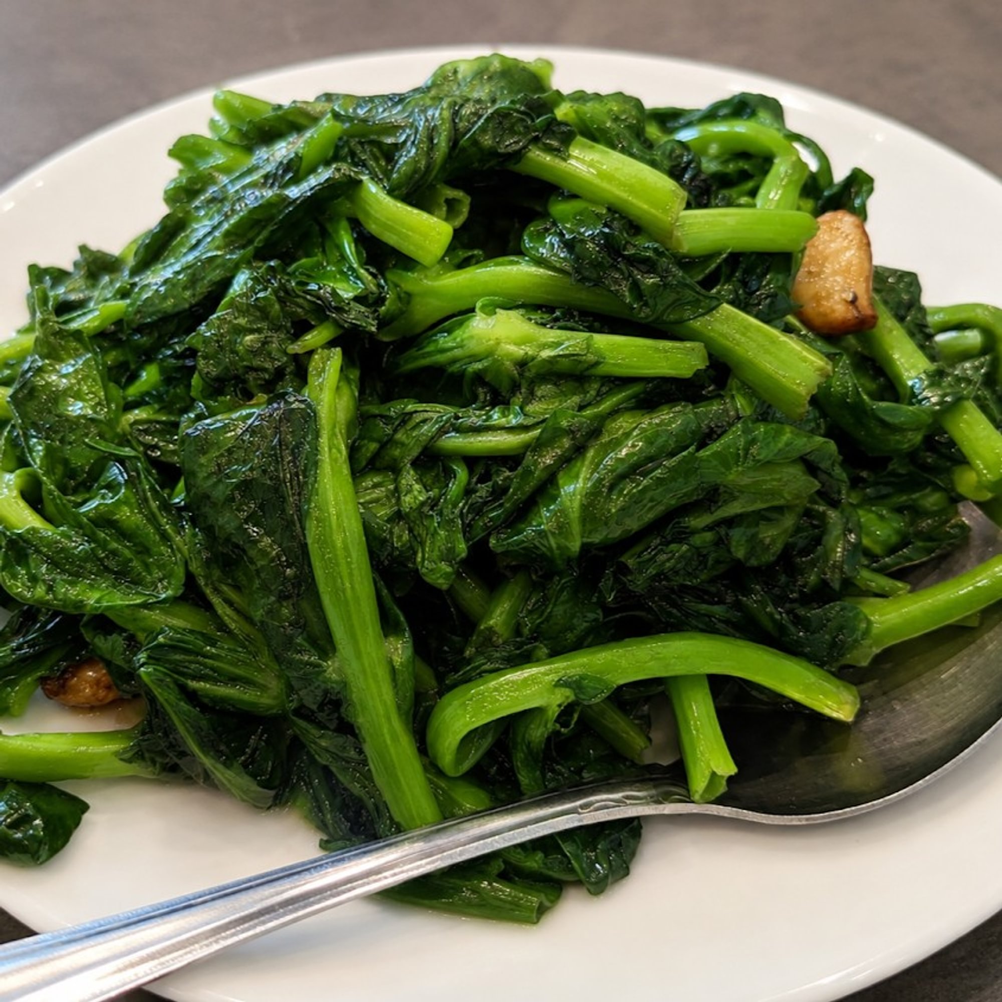Seasonal Garlic Pea Sprouts