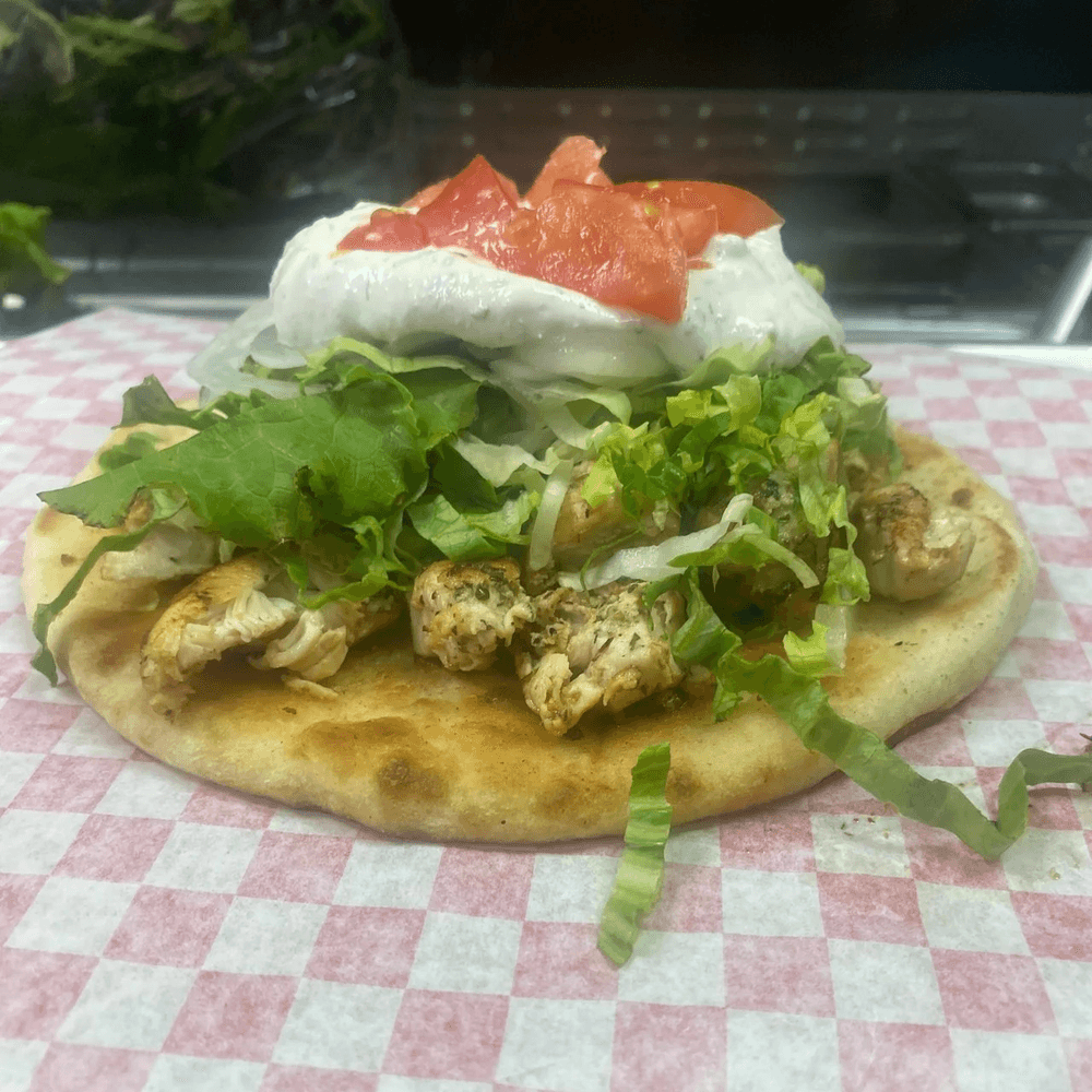 Chicken on Pita