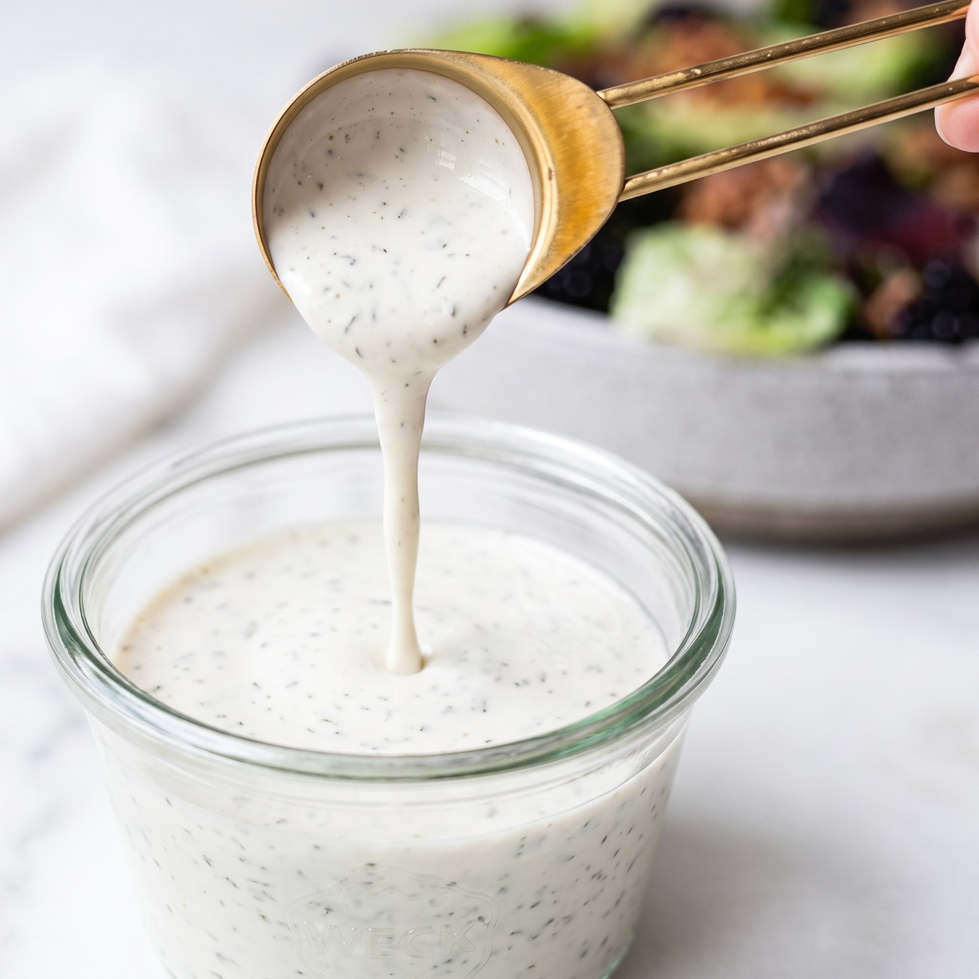 Cup of Ranch Dressing