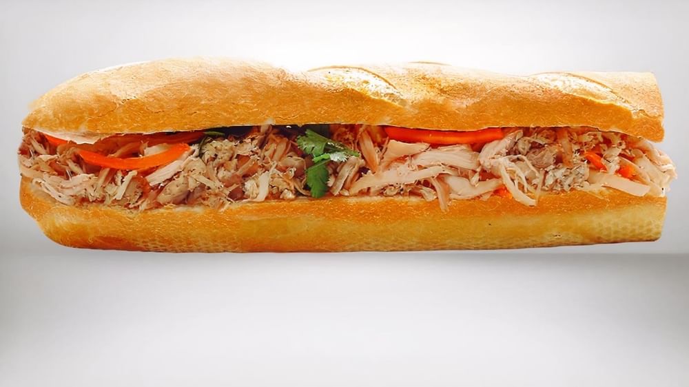B4 Shredded Chicken Baguette