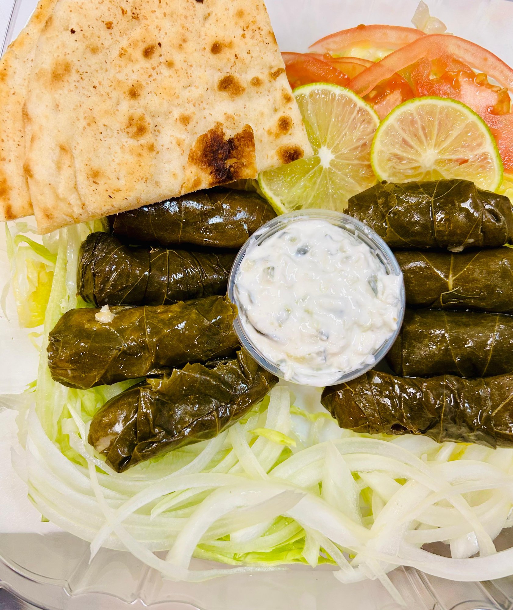 Stuffed Grape Leaves Plate (8 Ea)