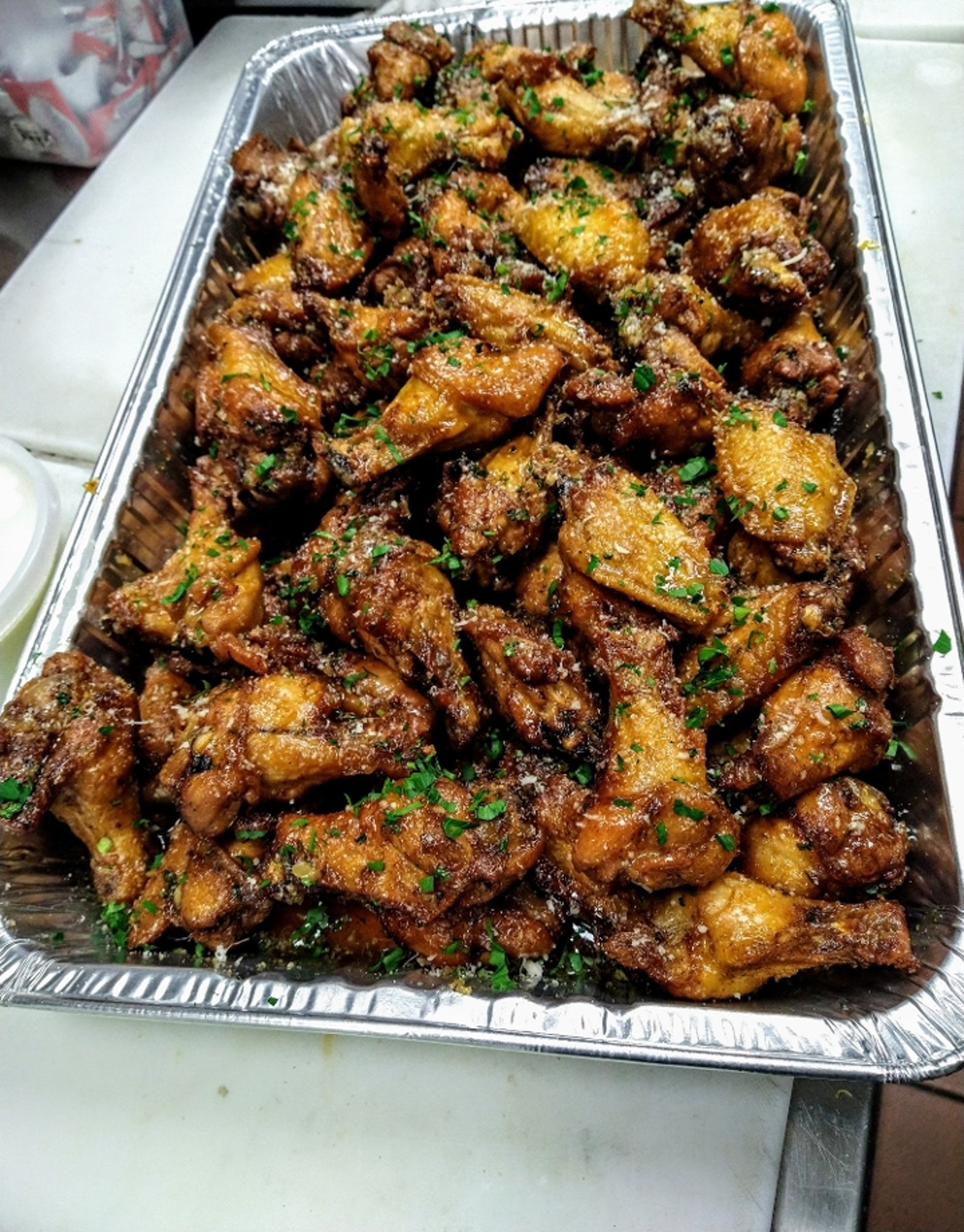 Italian Hot Honey Wings Catering
