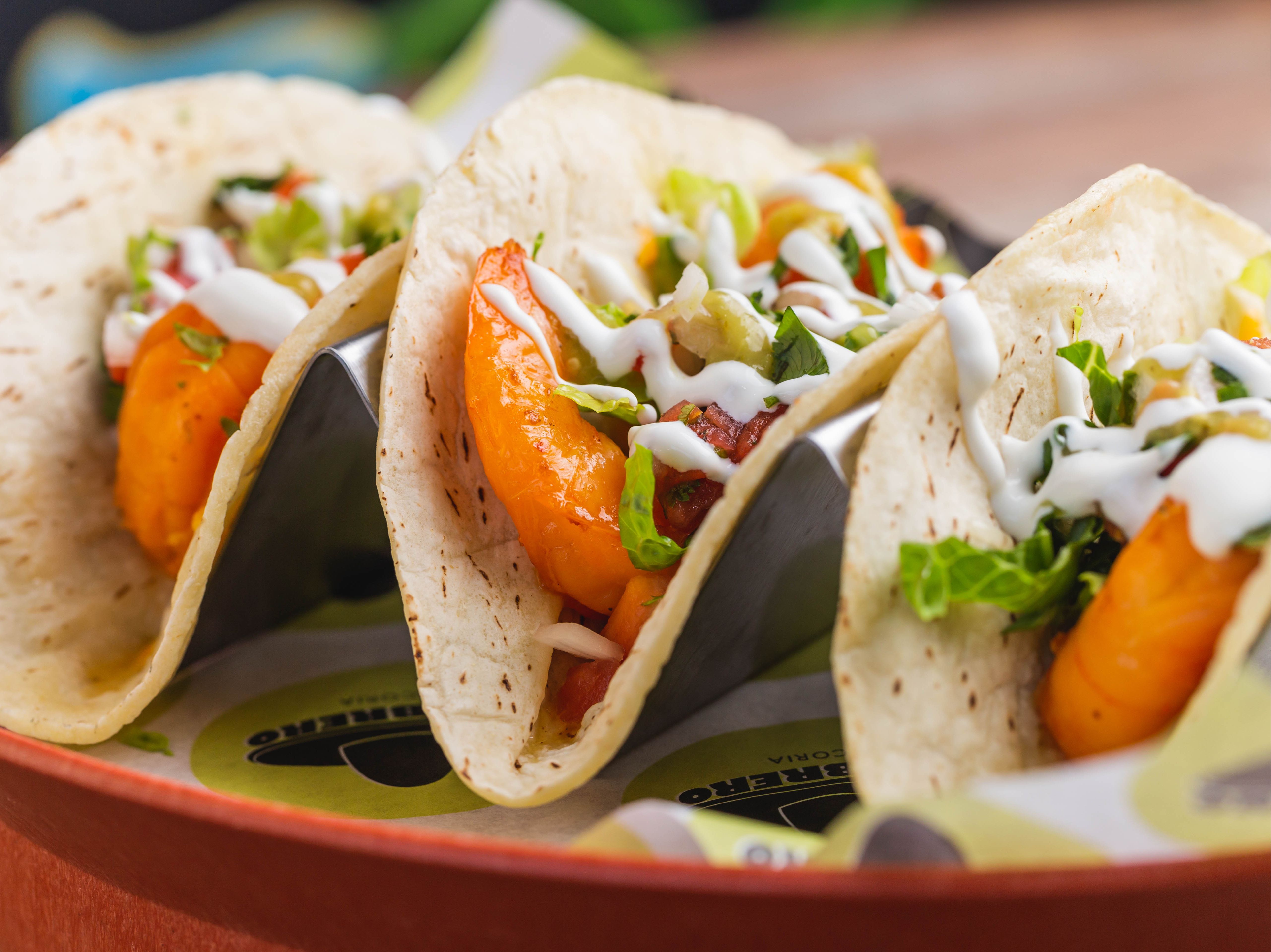 Shrimp A La Plancha Taco Trio