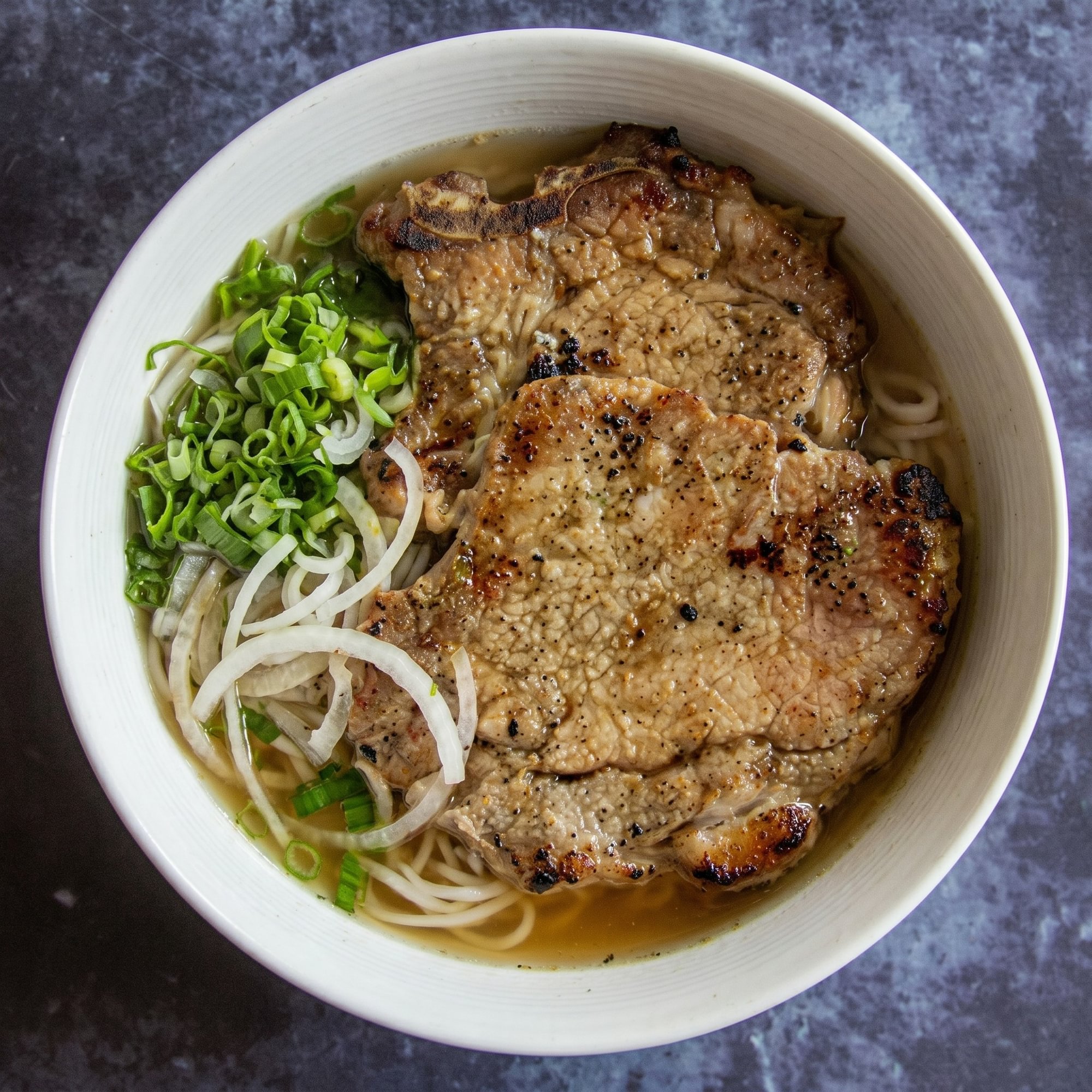 P9. Lemongrass Pork Chop Pho