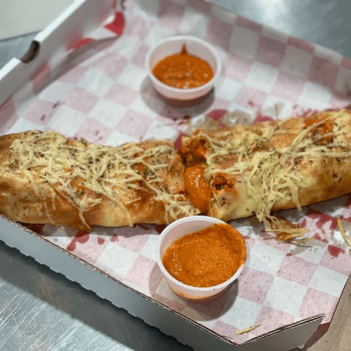 Personal Chicken Tikka Stromboli
