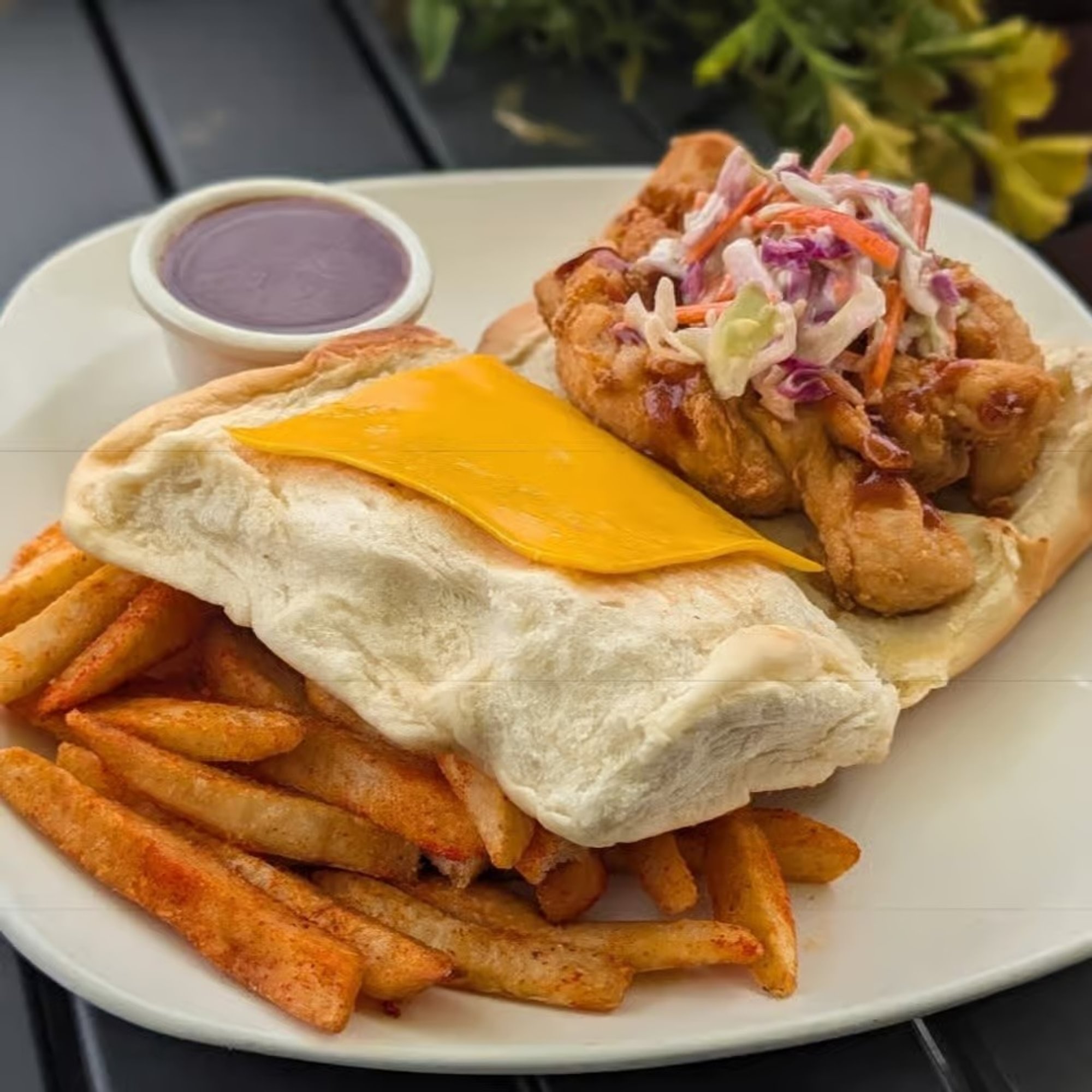 Coco Bread Sandwiches
