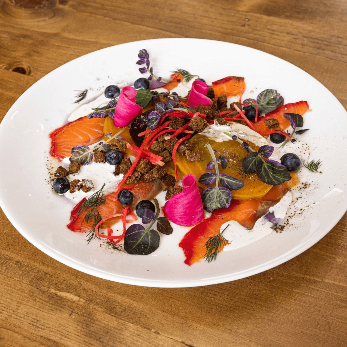 Golden Beet and Gravlax