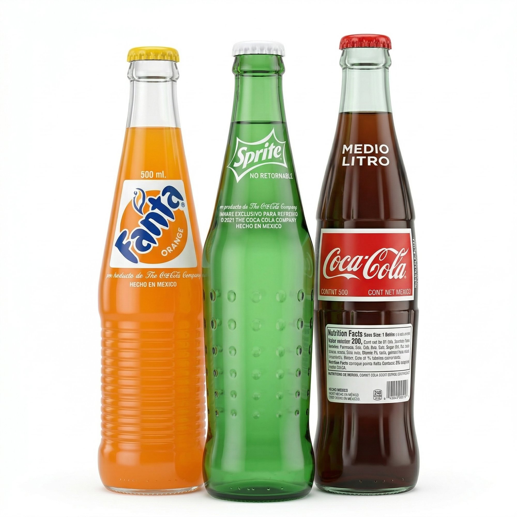 Mexican Bottled Soda (Medio Litro)