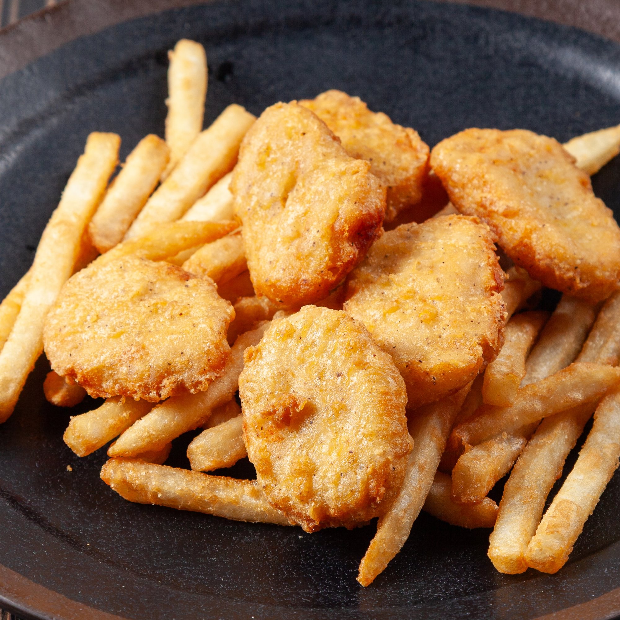 Trocitos De Pollo Con Papas