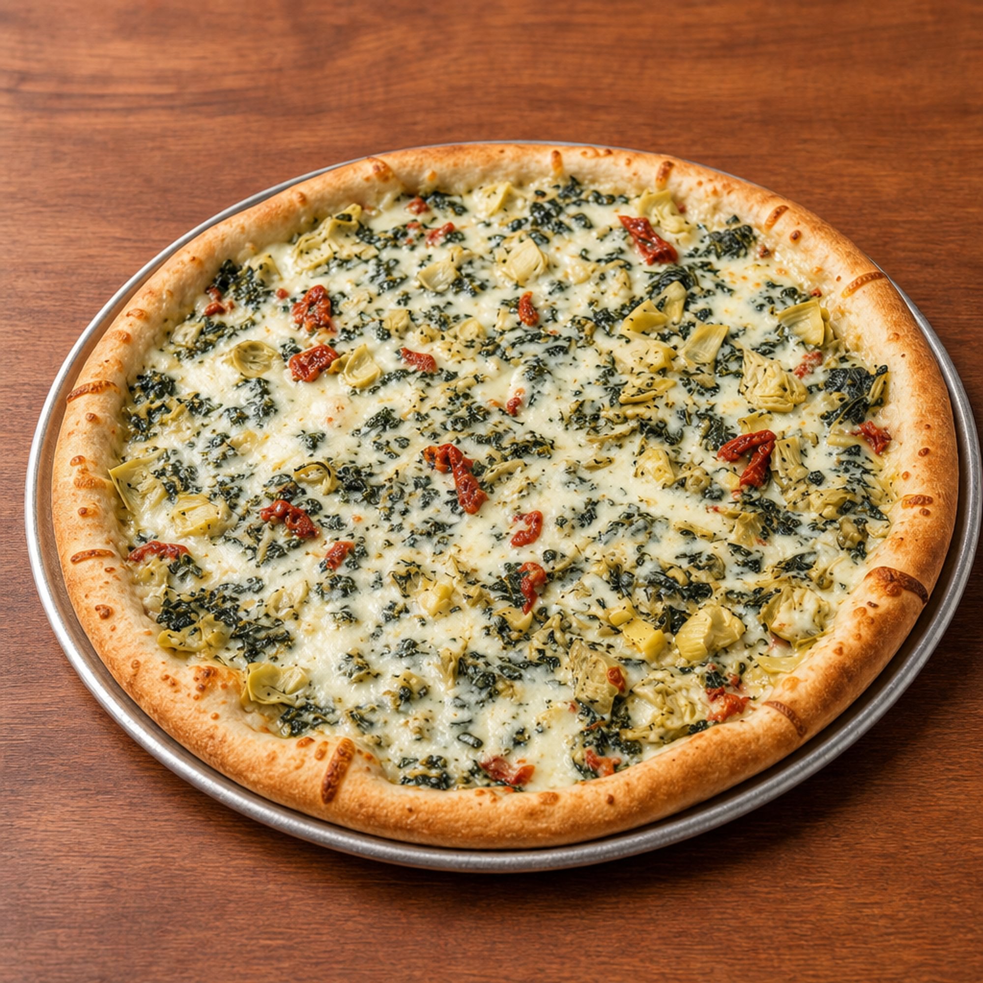 Spinach and Artichoke Pizza