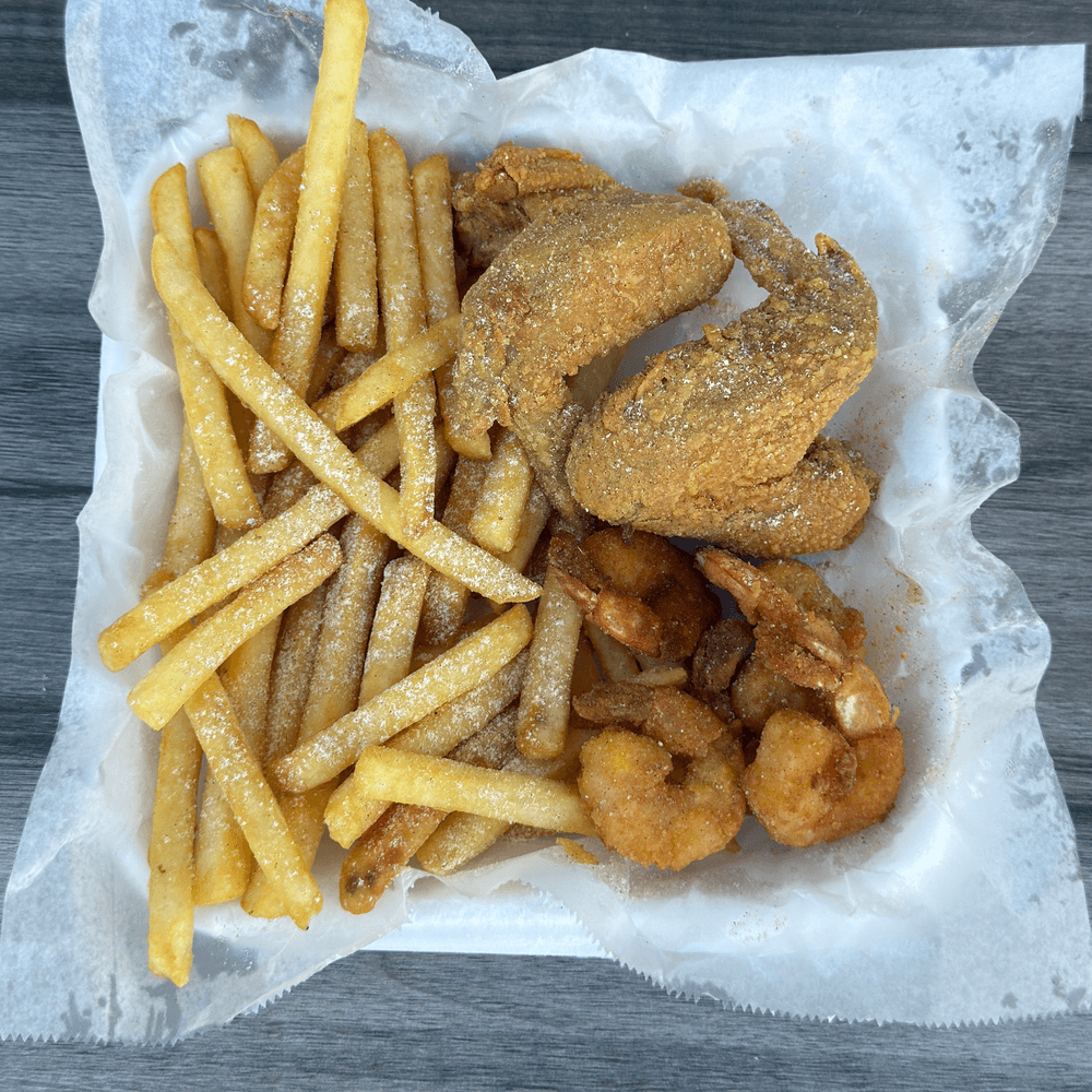 Wings (2) & Shrimp (5)