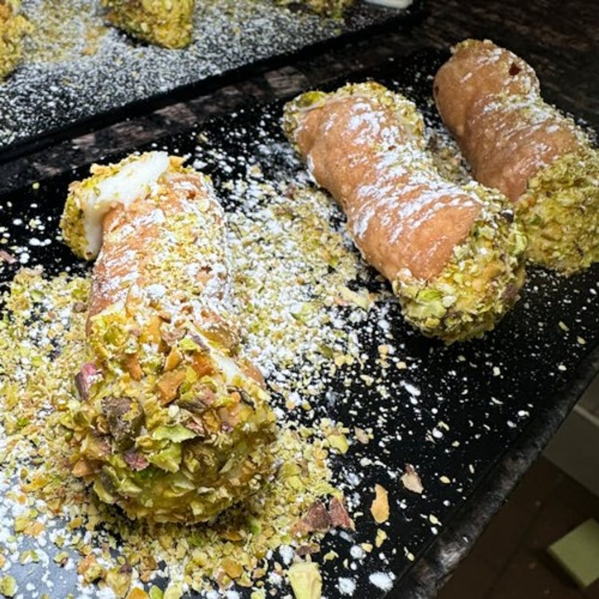 Pistachio Cannoli
