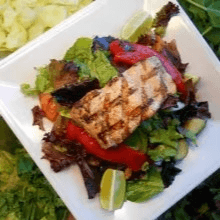 Grilled Salmon Salad