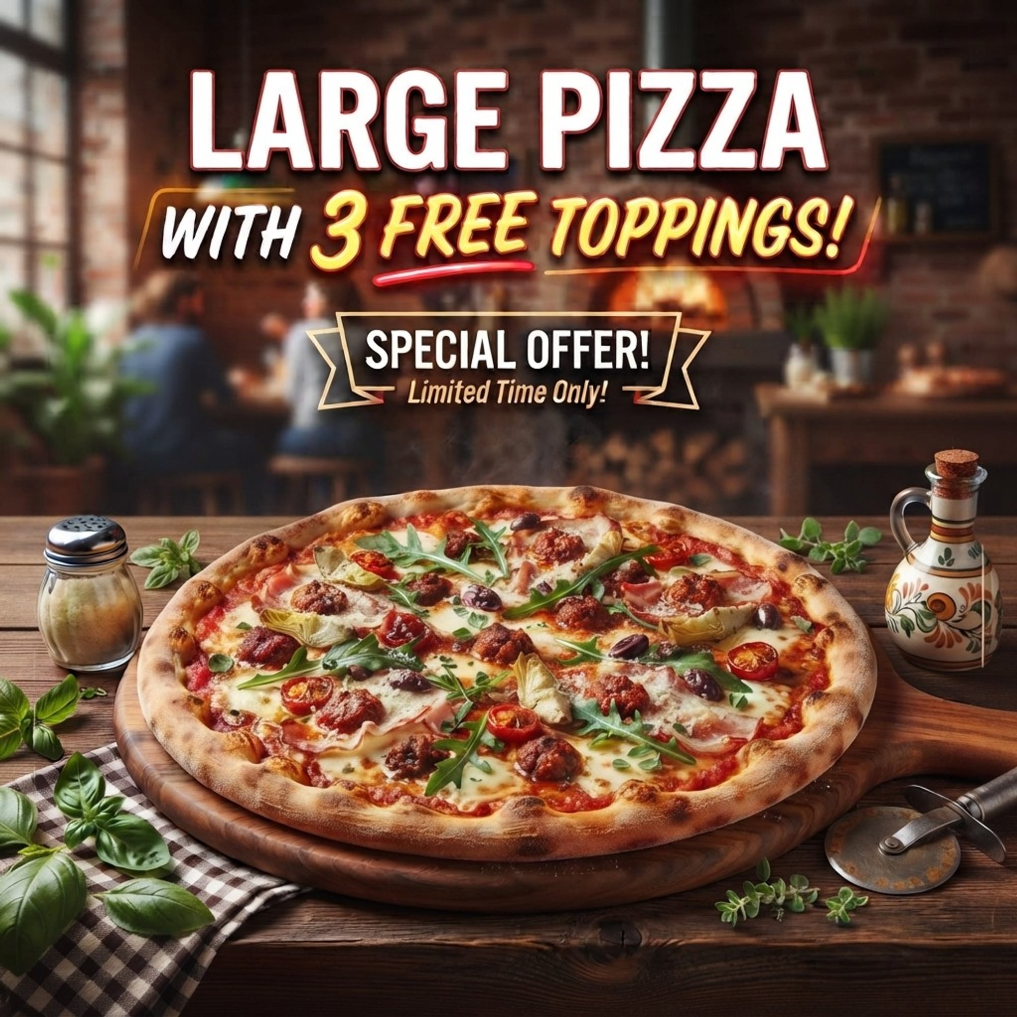 Large Pizza Special