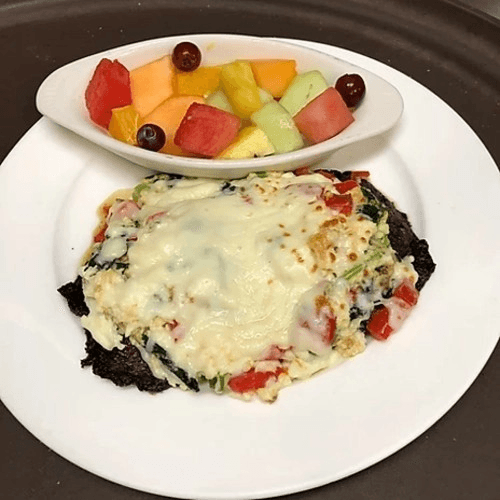 Stuffed Portobello Scrambler