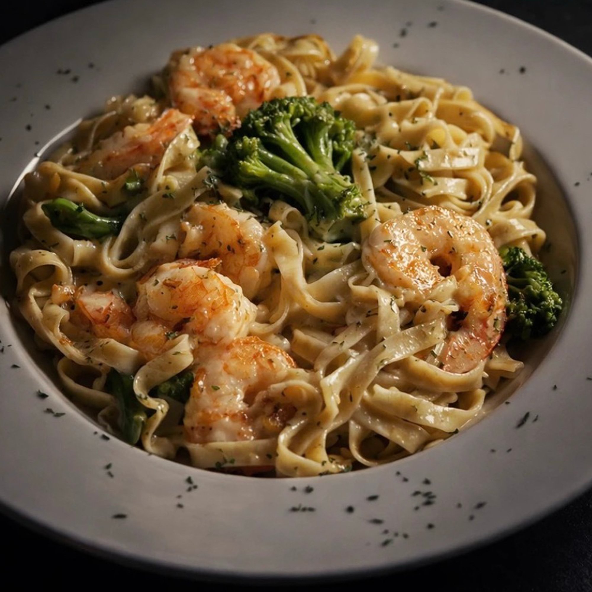 Shrimp Alfredo