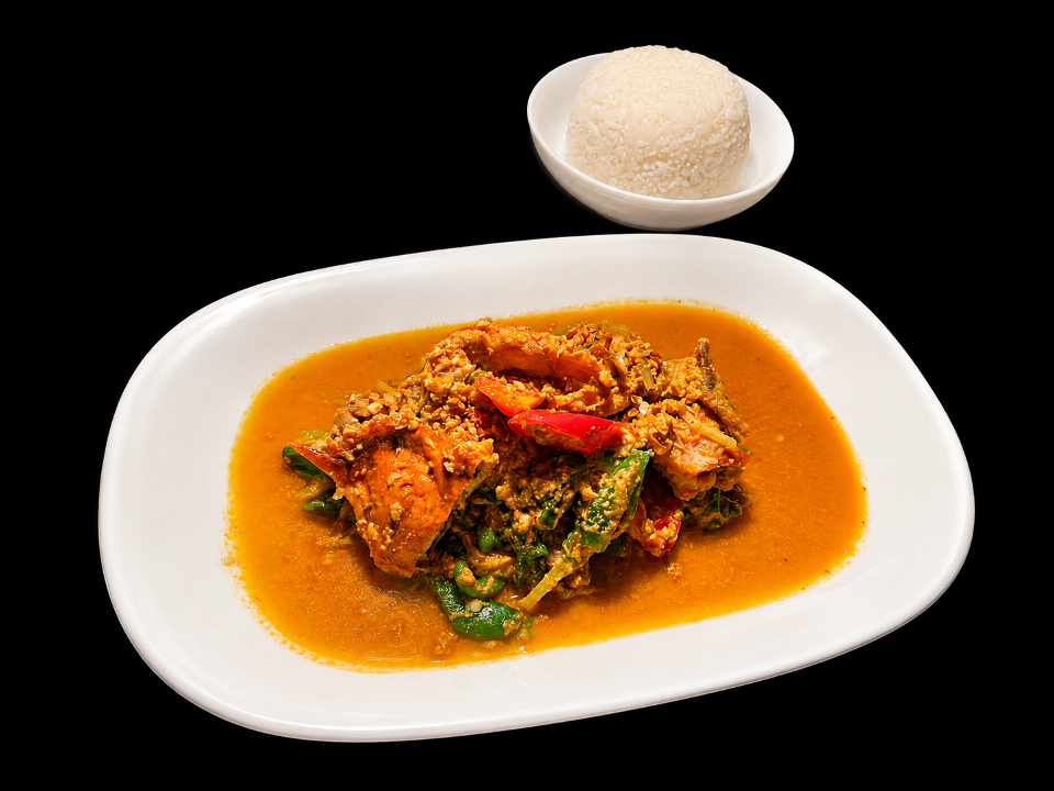Stir-Fried Soft Shell Crab with Yellow Curry Sauce (Dry Curry)