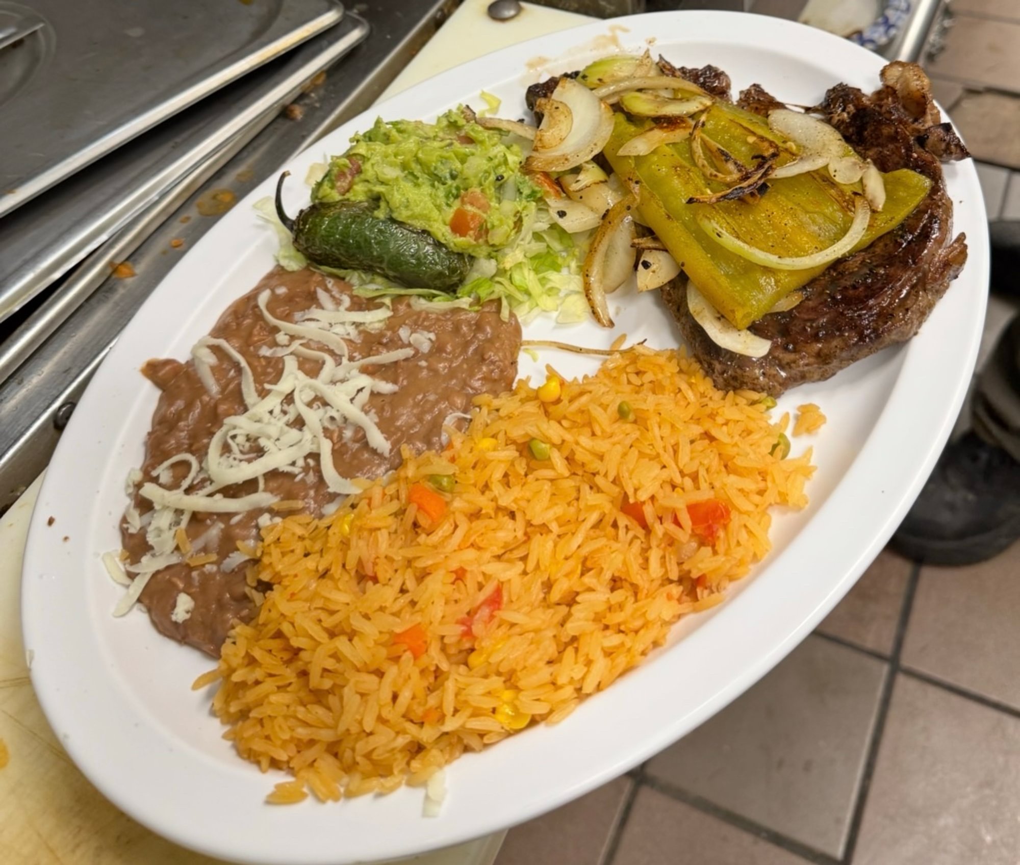 Carne asada plate