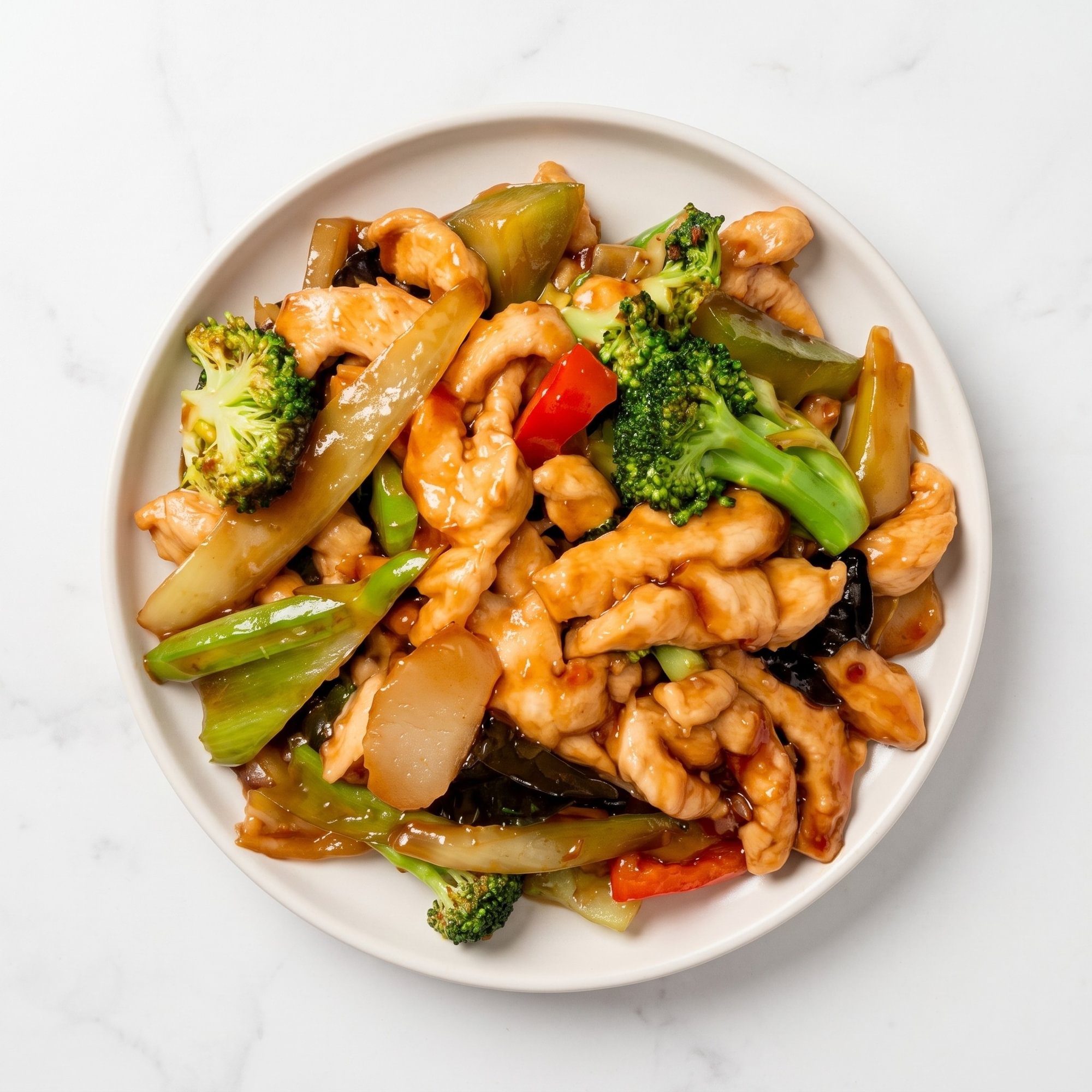 Shredded Chicken with Garlic Sauce