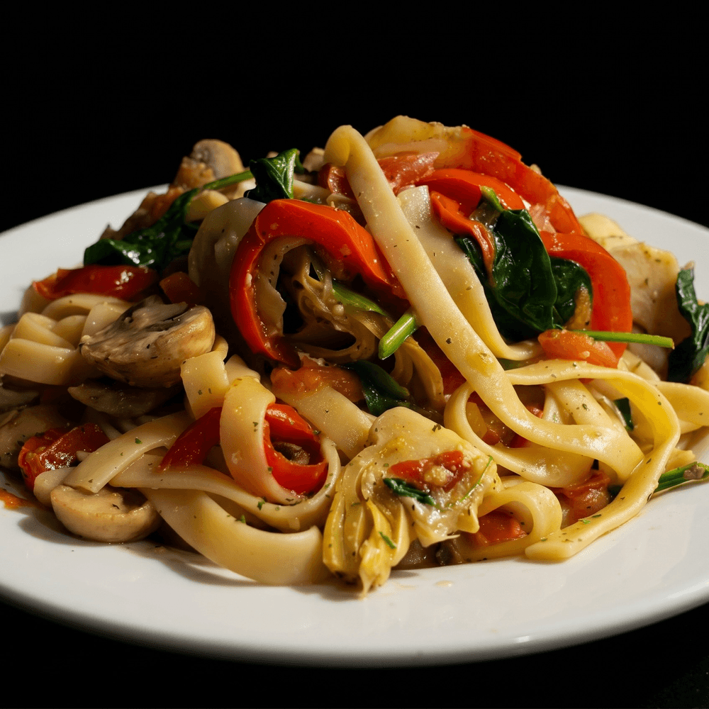 Fettuccine Con Vegetali