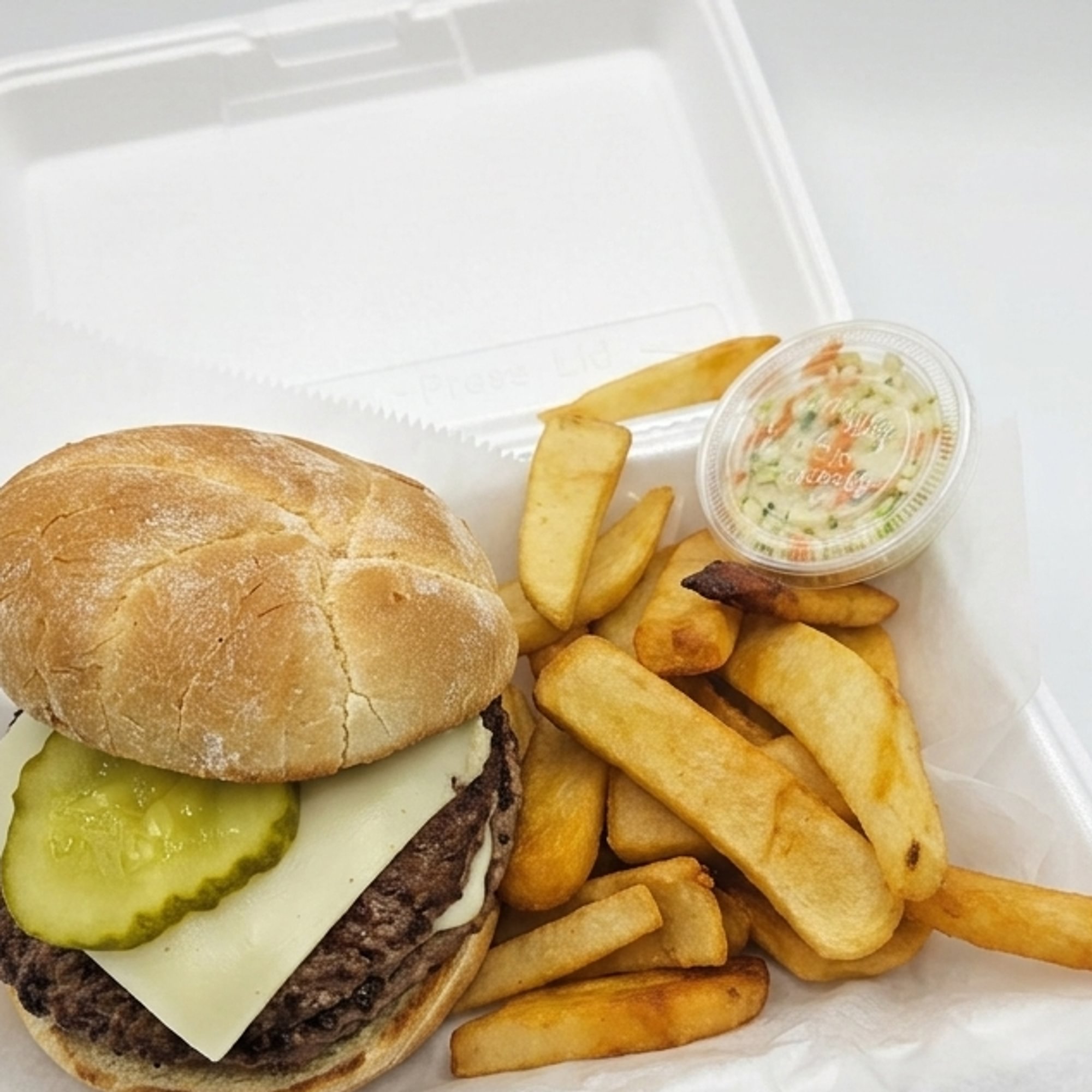 Double Trouble Burger Plate