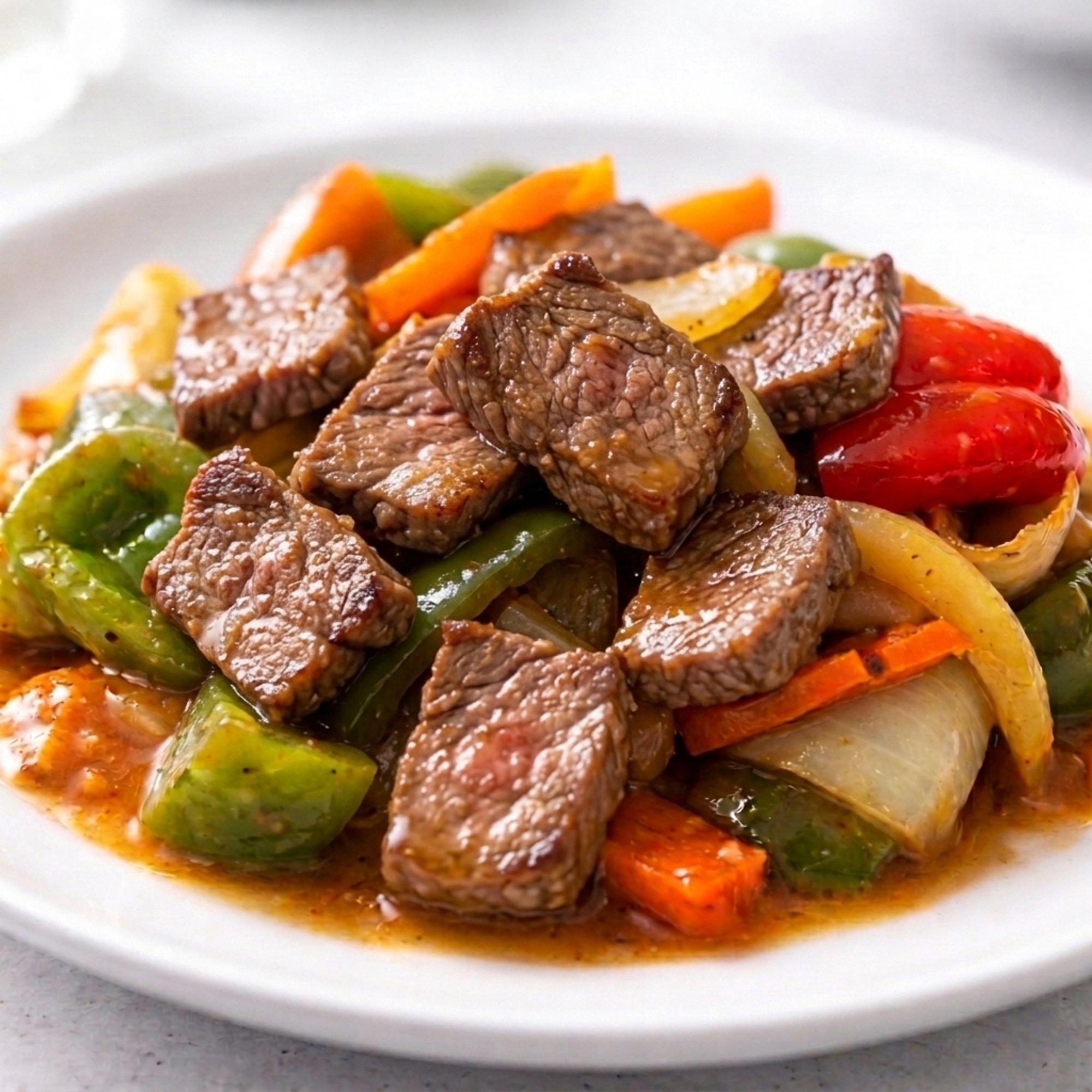 (L) Curry Beef