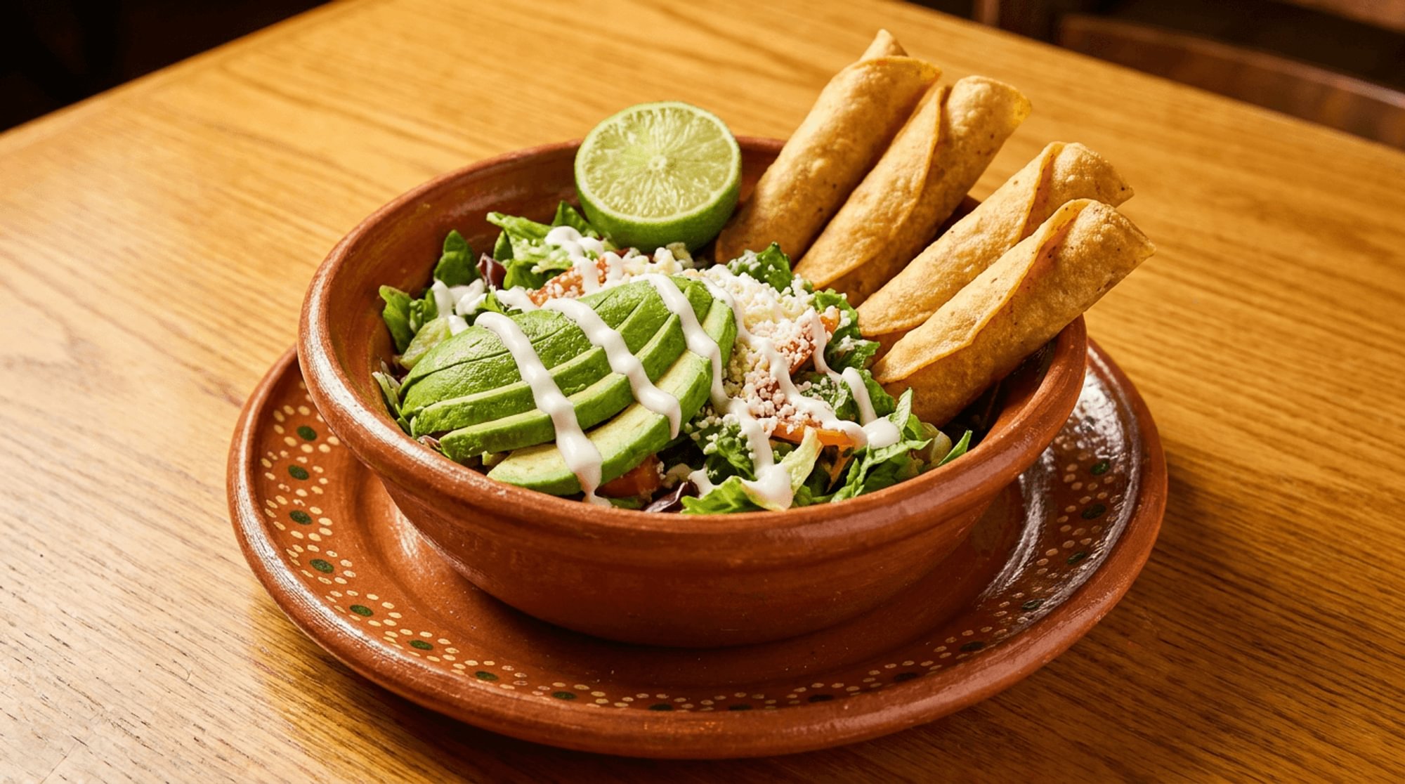 4 Taquitos dorados