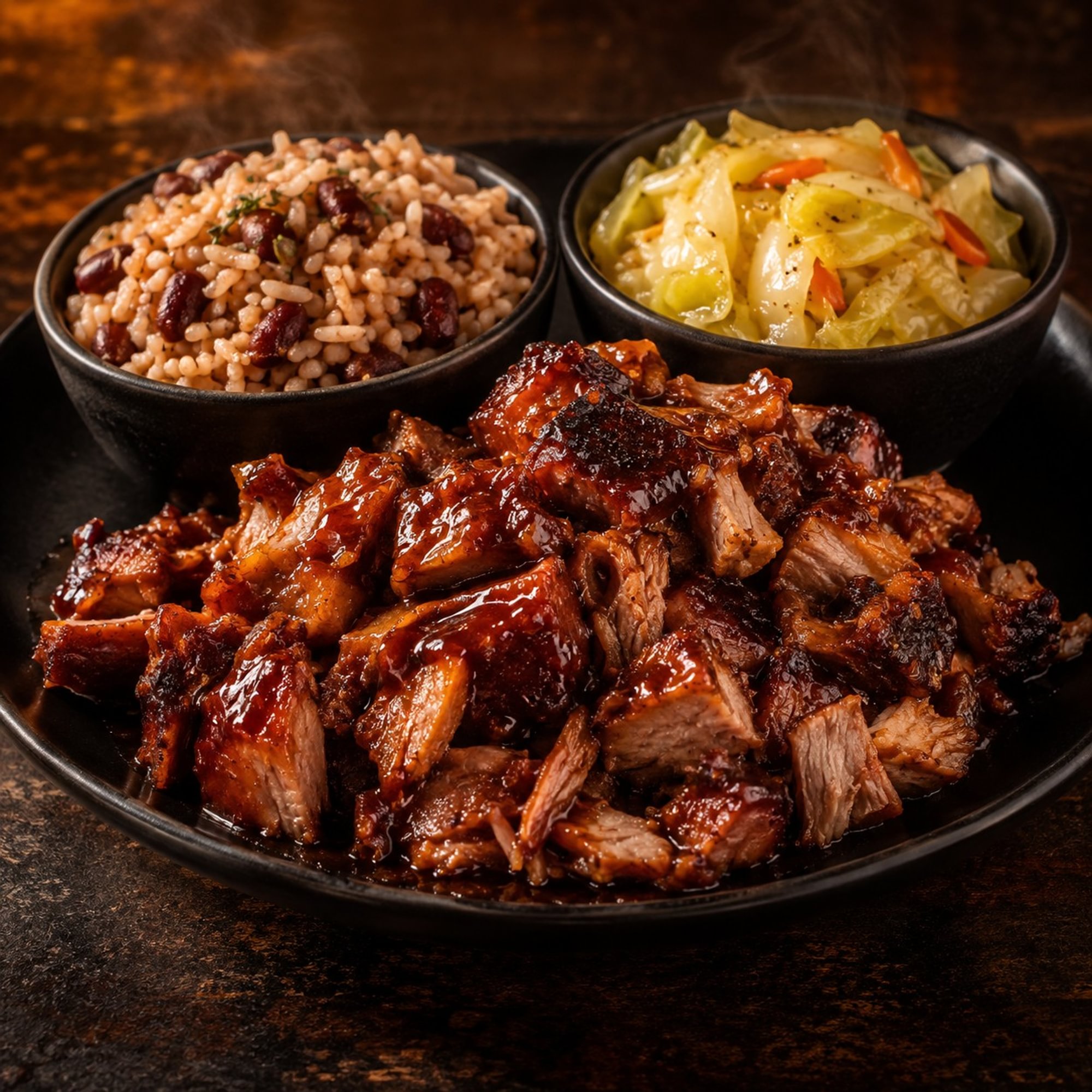 Chopped BBQ Dinner Plate