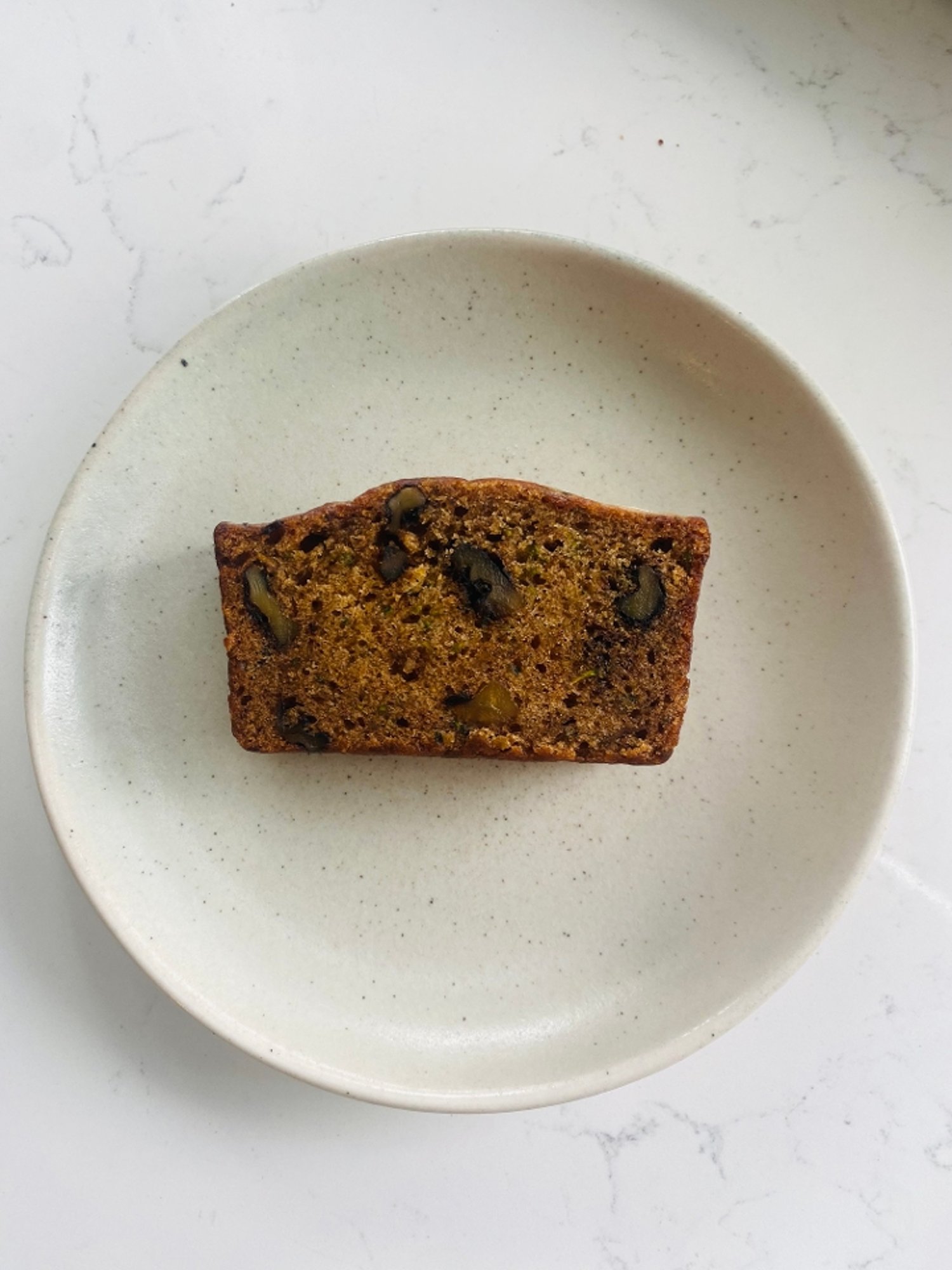 Zucchini Walnut Bread - Vegan