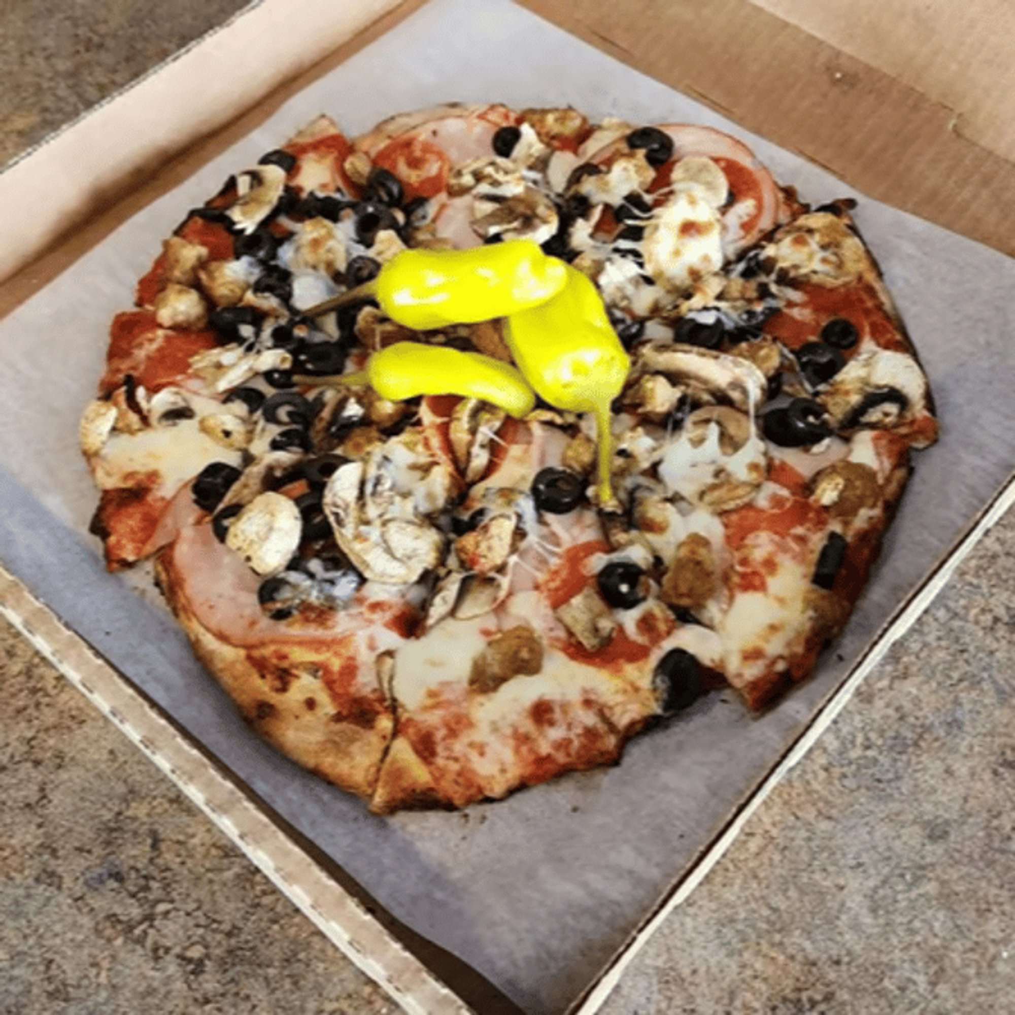 O Medium Flat Head Pizza