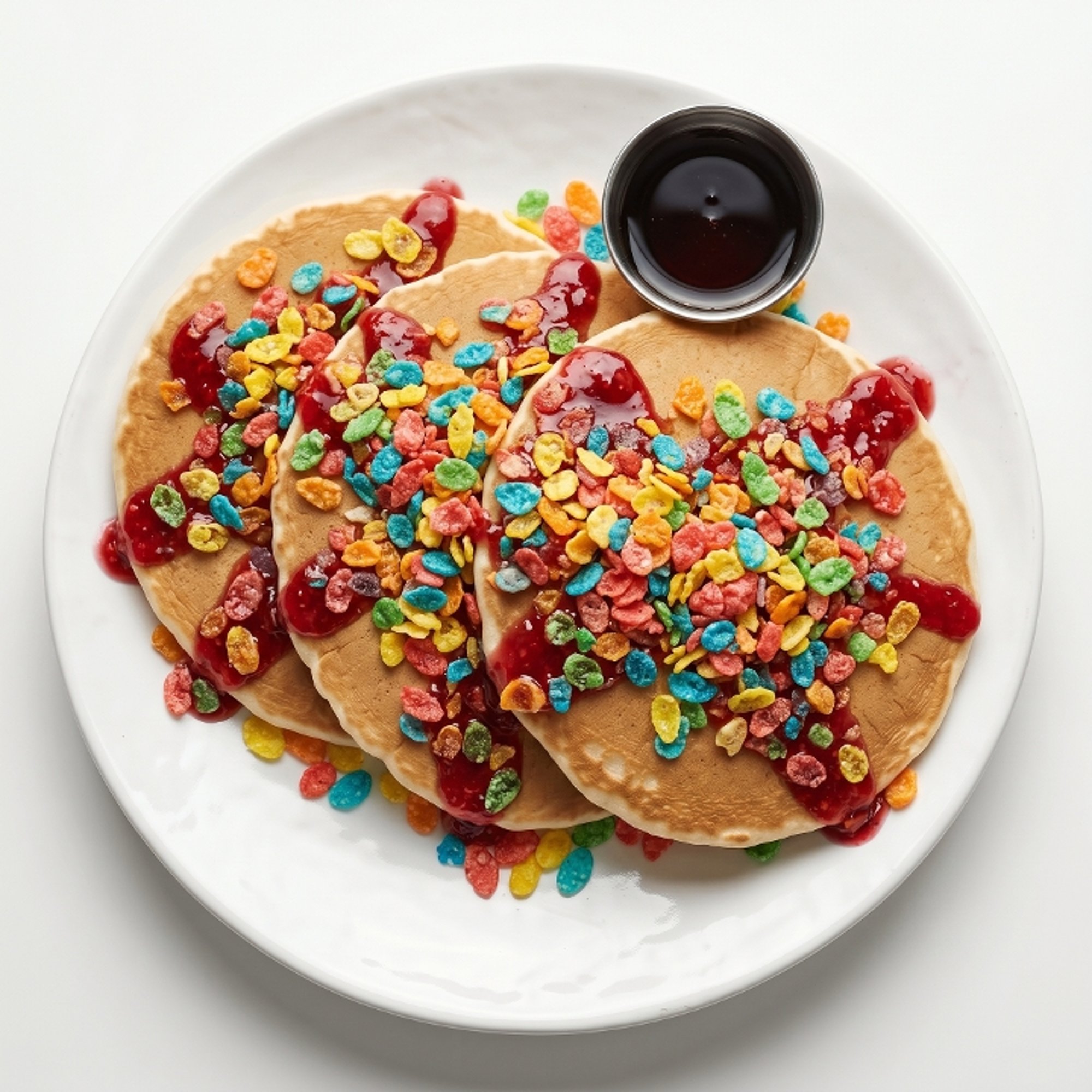 Fruity Pebbles Pancakes