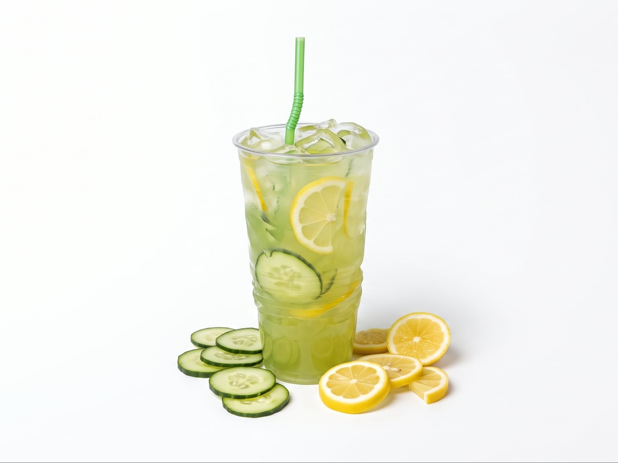 Cucumber Lemonade w/ Chia Seeds 32oz
