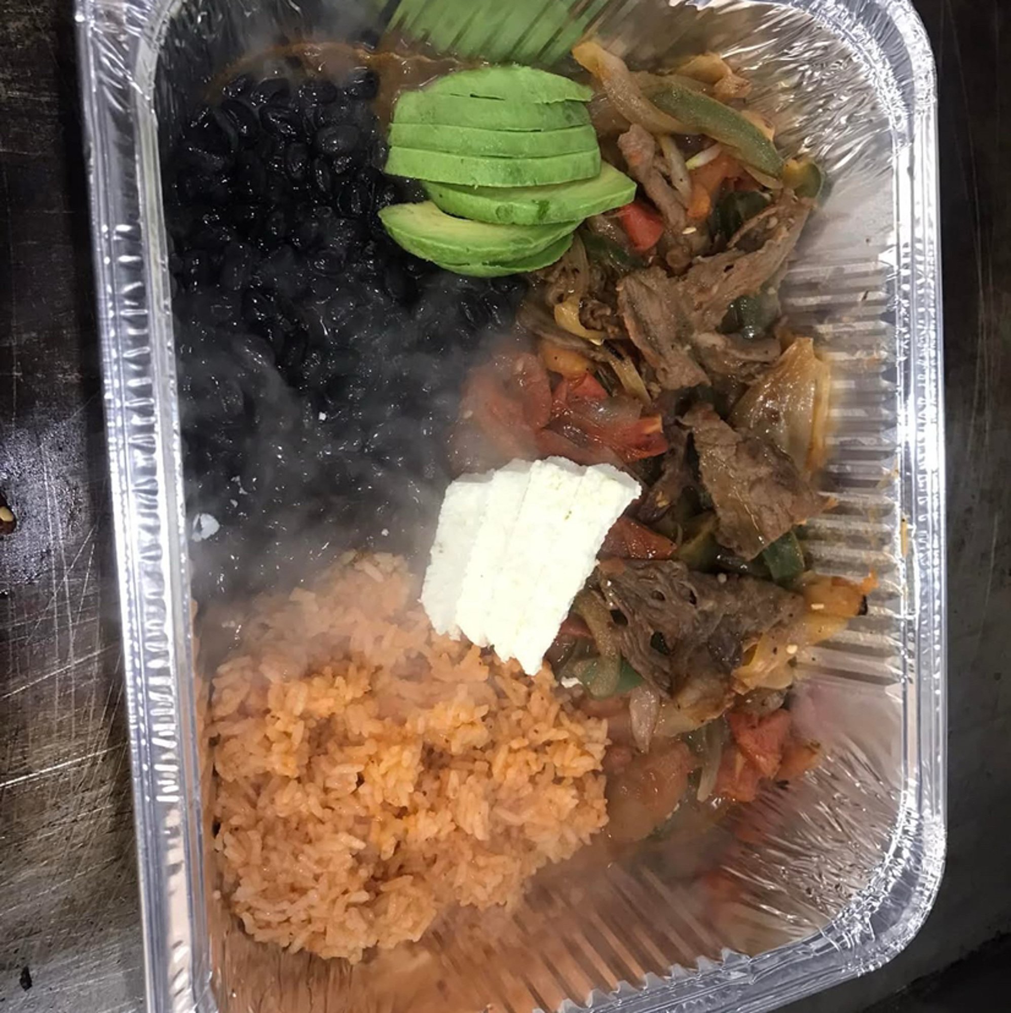 Bistec a la Mexicana Platter