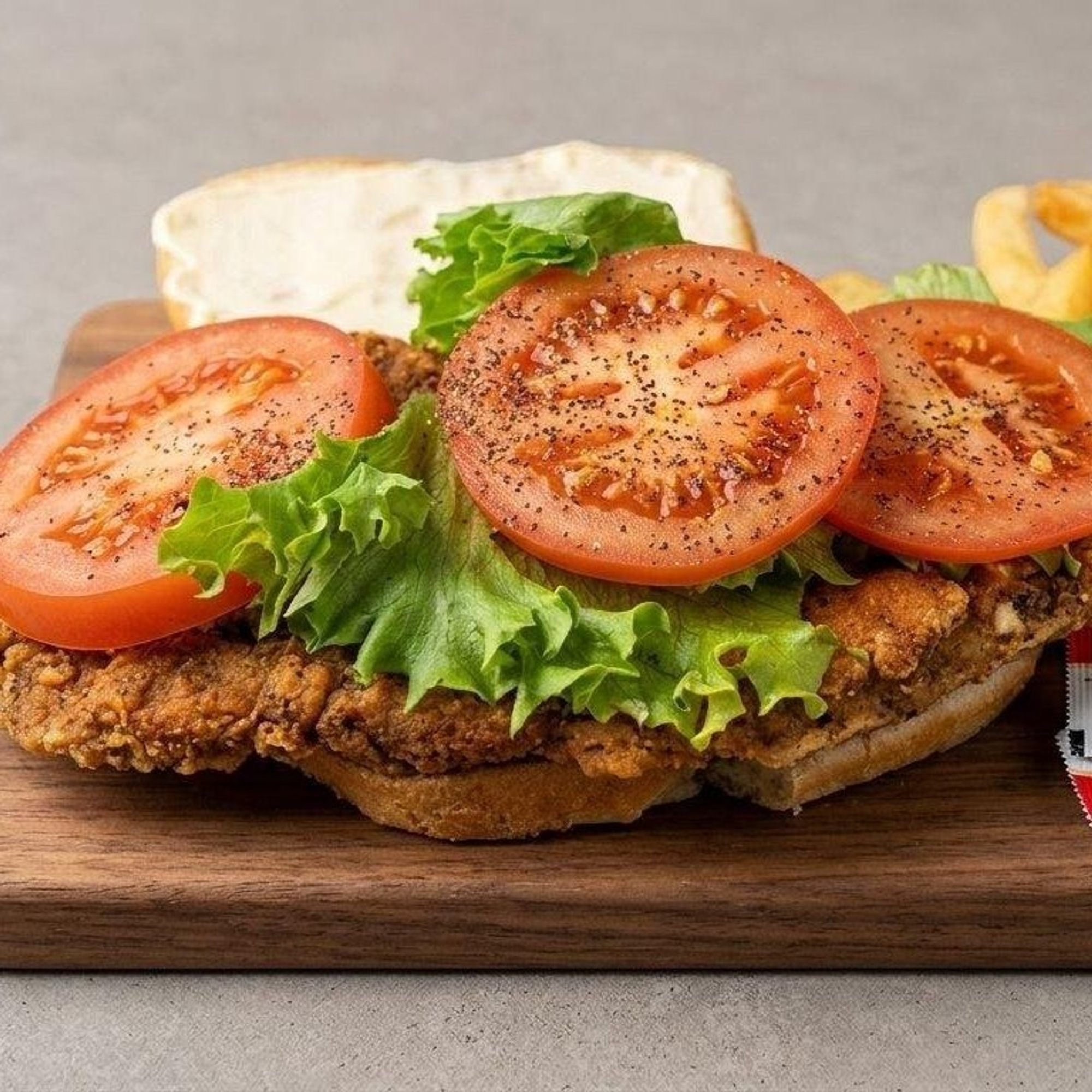 Fried Pork Chop Sandwich